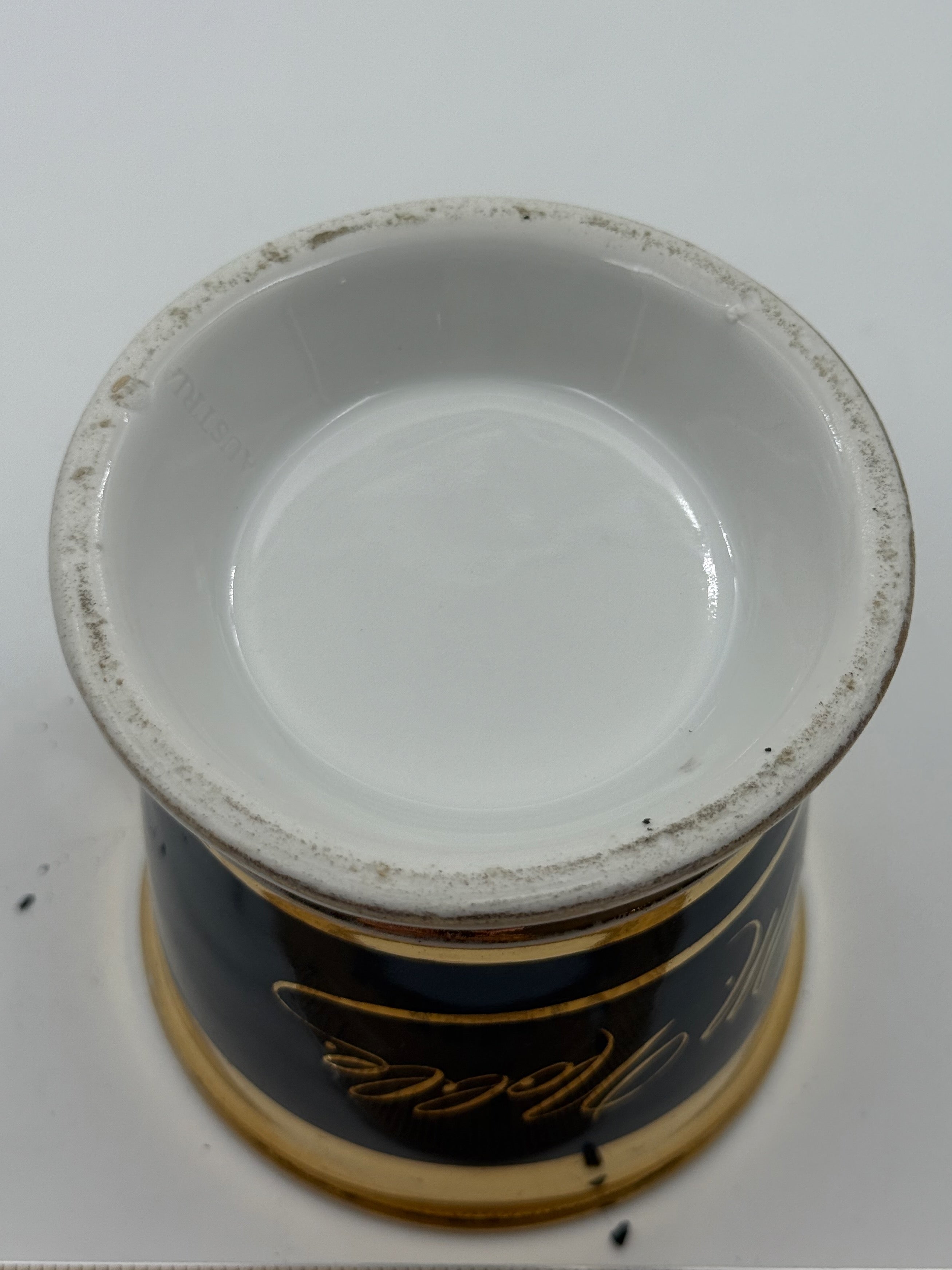 Antique Handpainted Personalized Shaving Mug