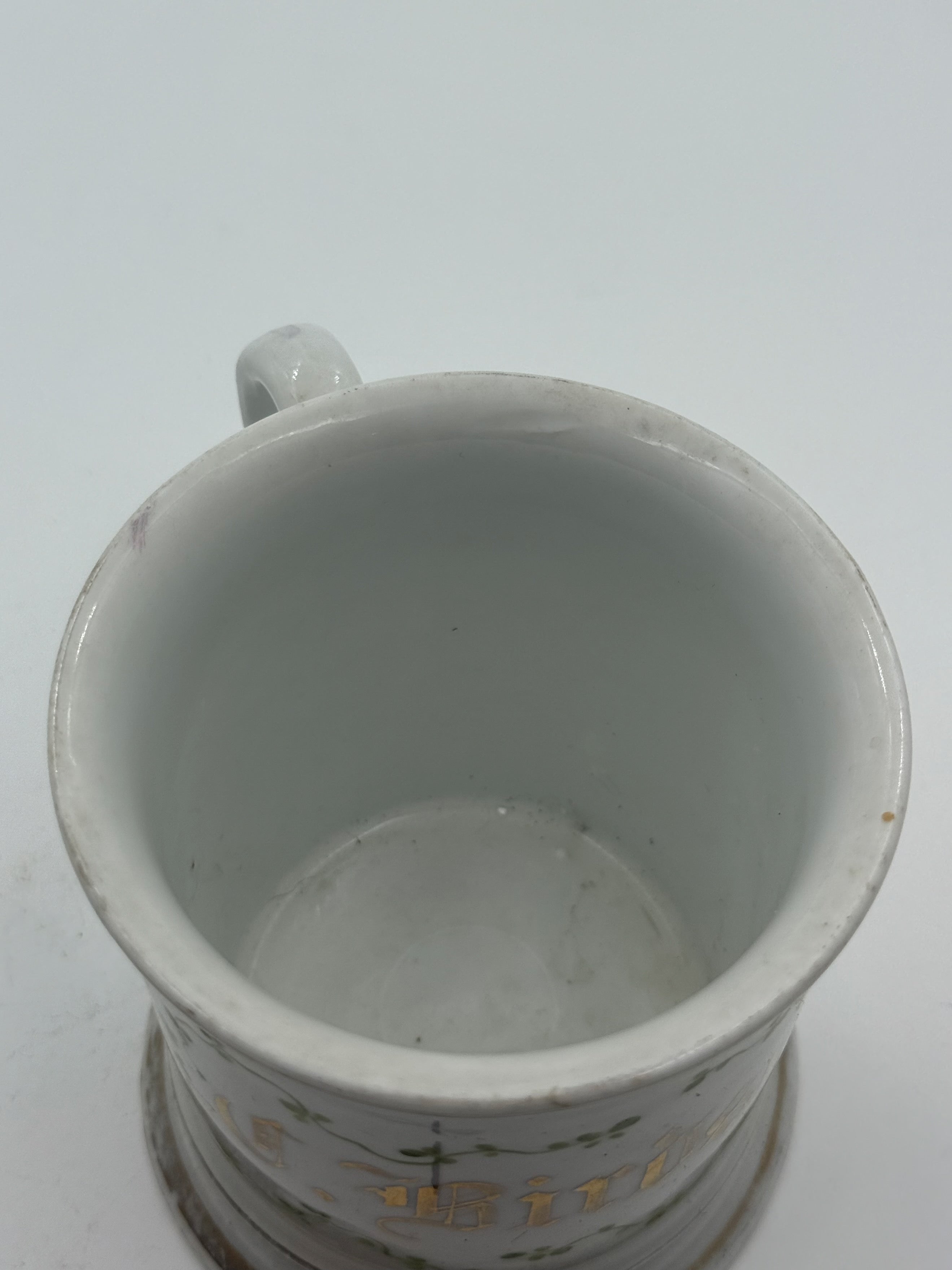 Antique Handpainted Personalized Shaving Mug