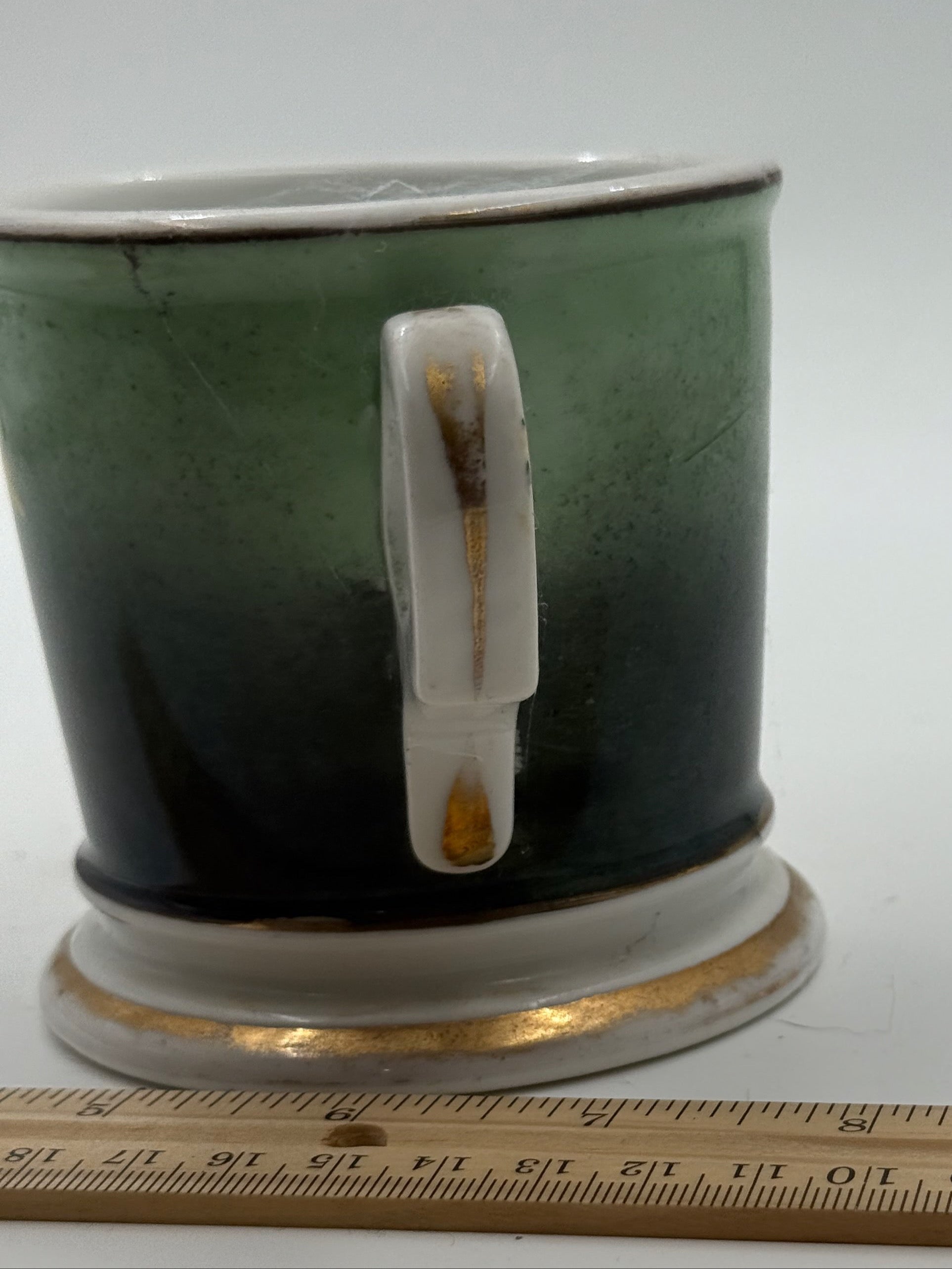 Antique Handpainted Personalized Shaving Mug