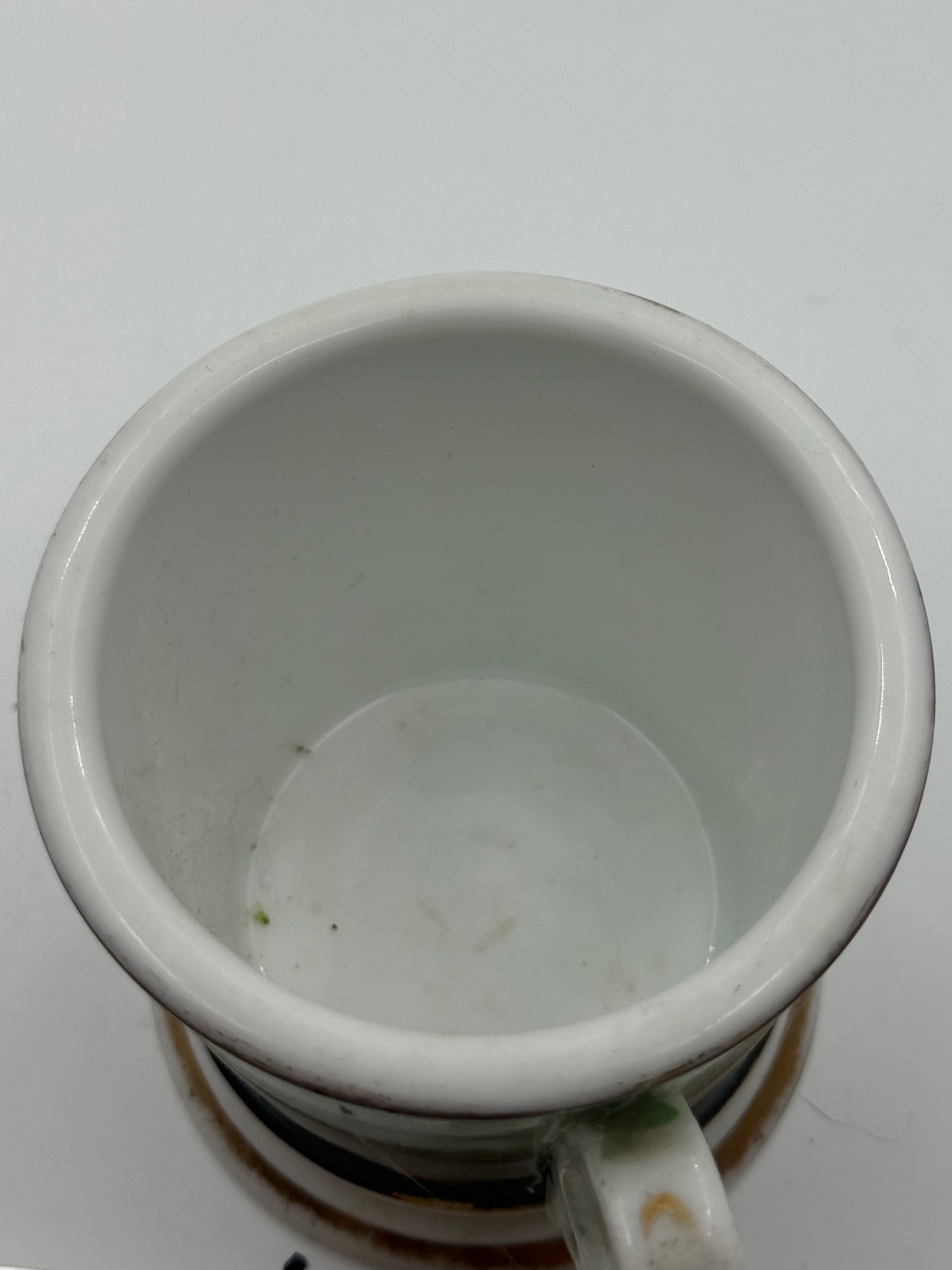 Antique Handpainted Personalized Shaving Mug