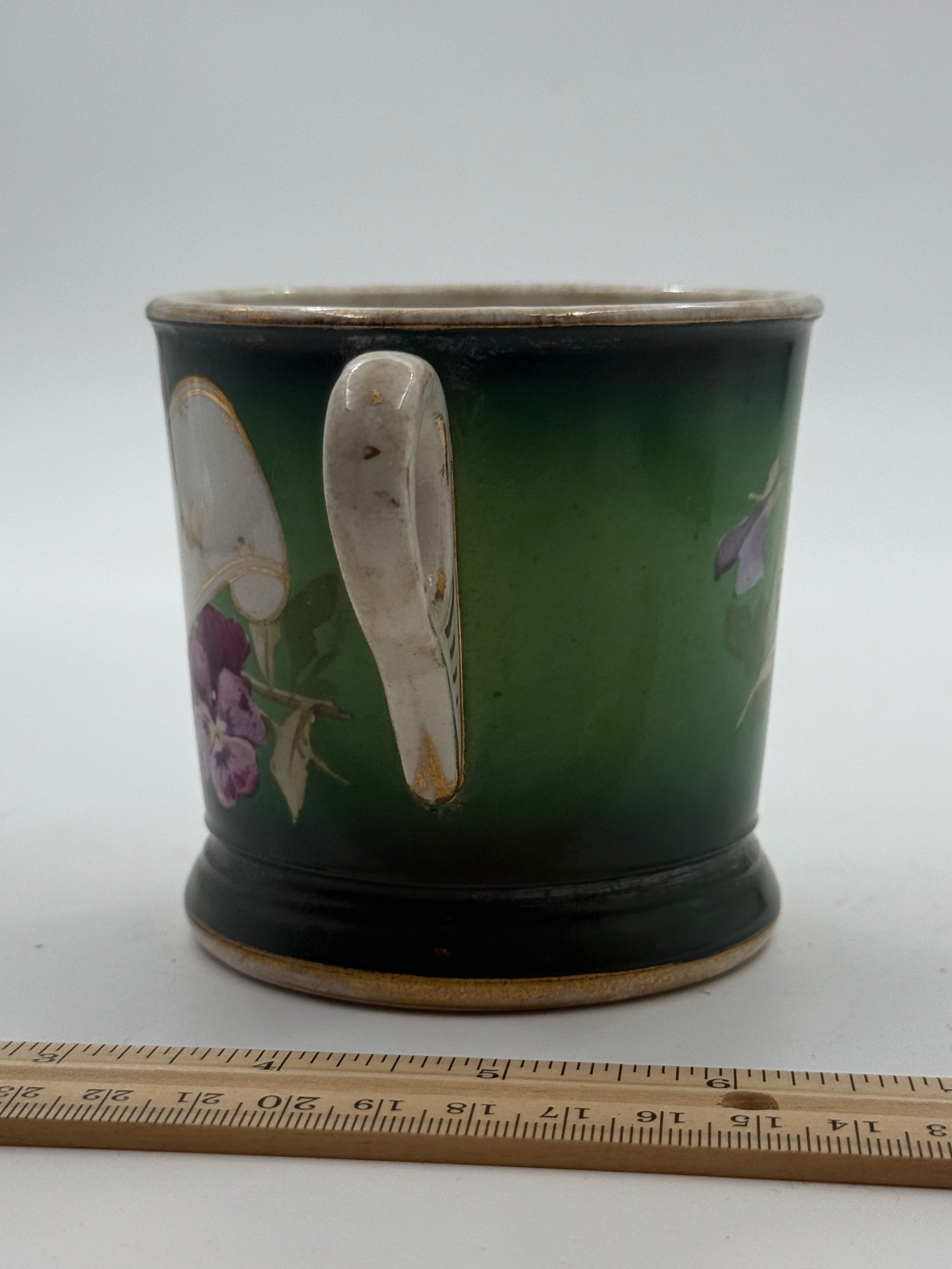 Antique Handpainted Personalized Shaving Mug