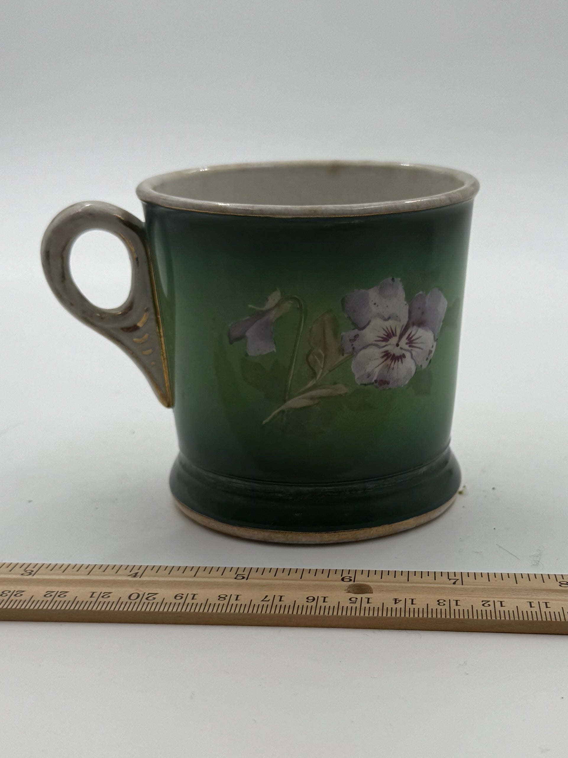 Antique Handpainted Personalized Shaving Mug