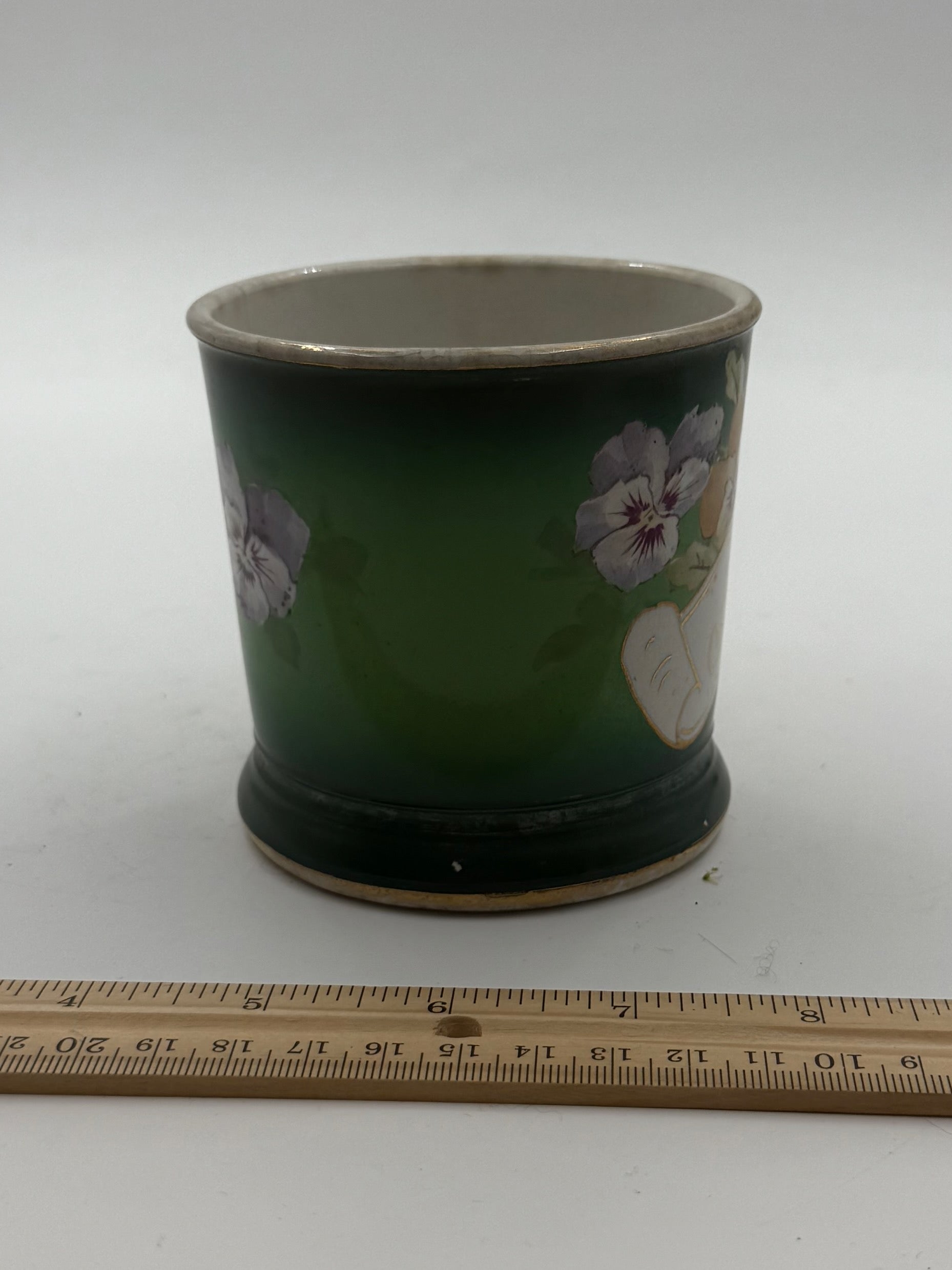 Antique Handpainted Personalized Shaving Mug