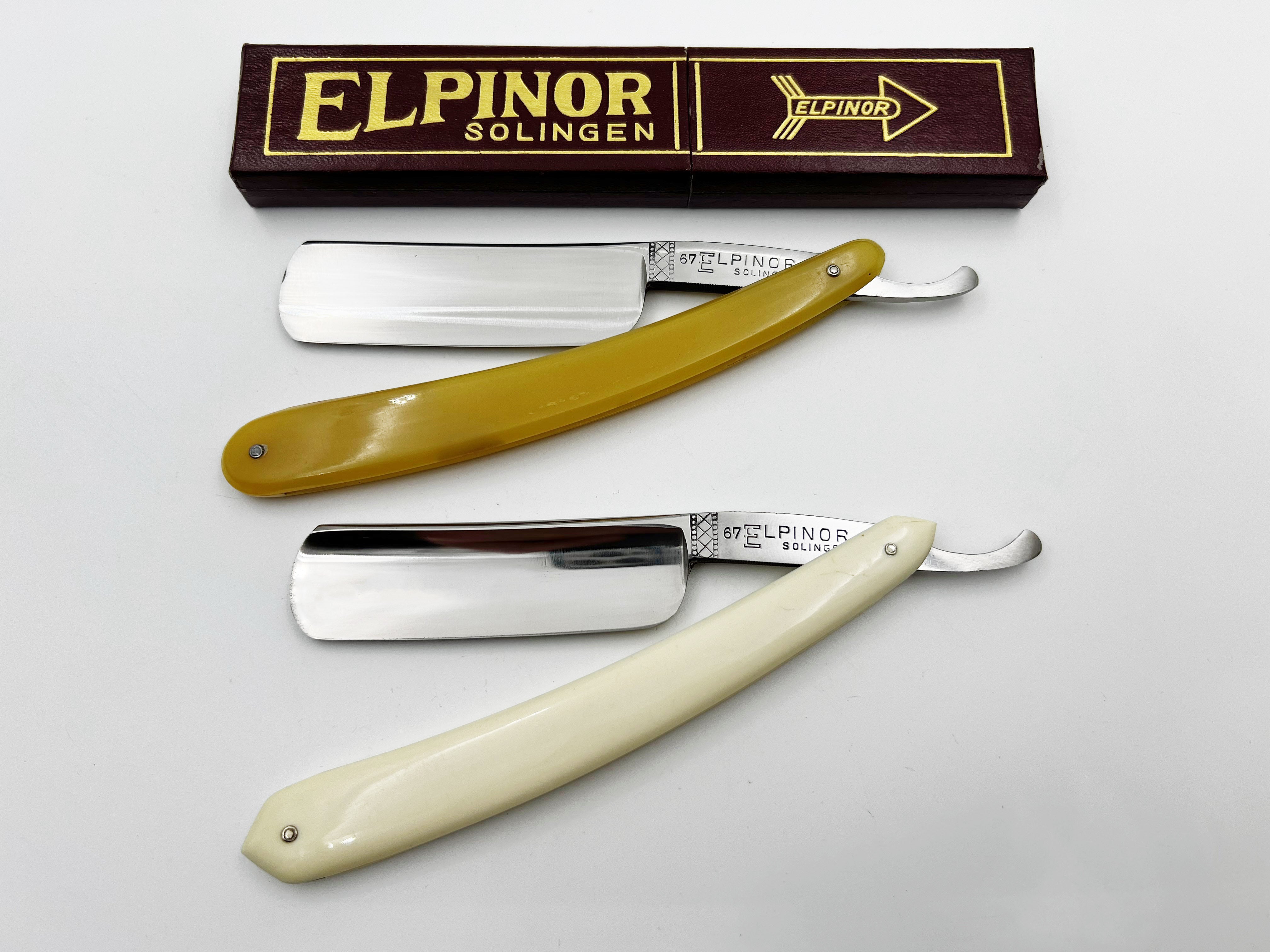 "El Pinor" 67 - RARE NOS 7/8 Full Hollow Vintage Straight Razors