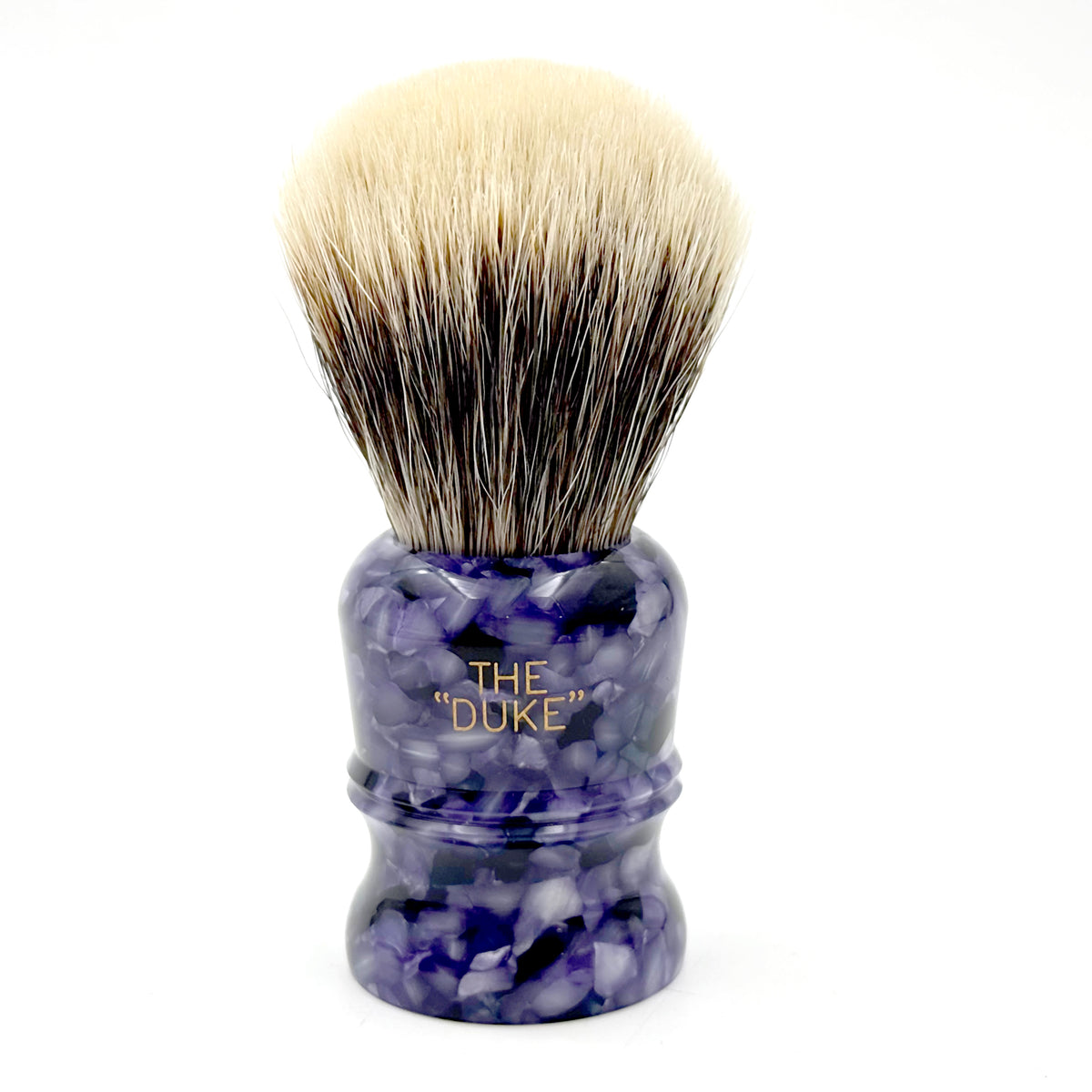 Limited Edition Simpsons Duke D3 Manchurian Badger Shaving Brush - Amethyst