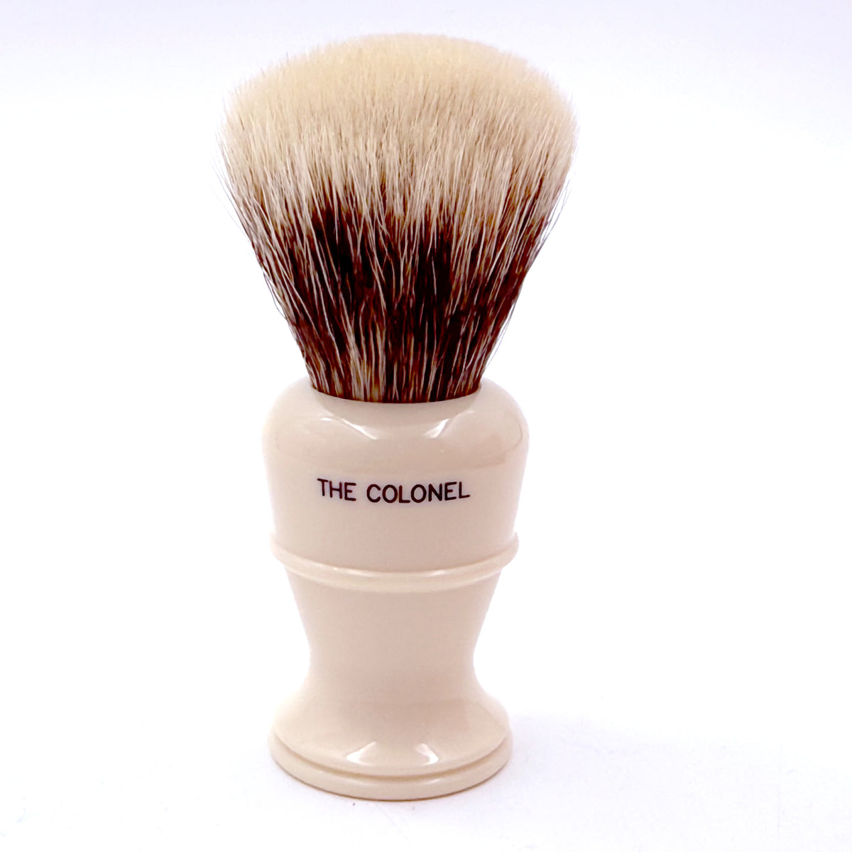 Limited Edition Simpsons Colonel X2L Manchurian Badger Shaving Brush - Faux Ivory