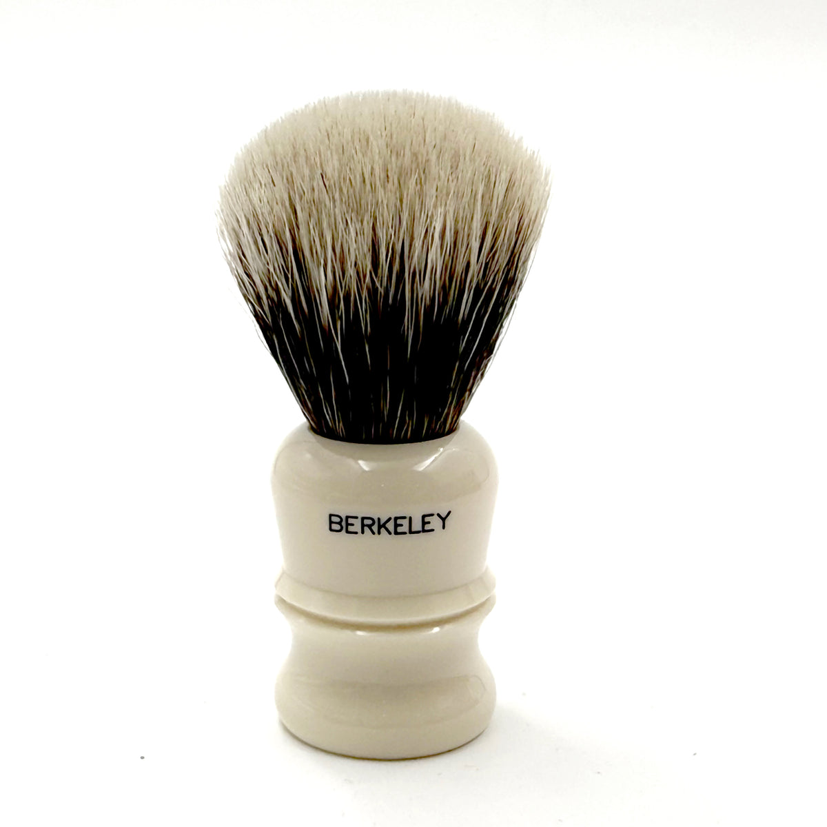 Limited Edition Berkeley 46 Two Band Silvertip Badger Shaving Brush - Faux Ivory
