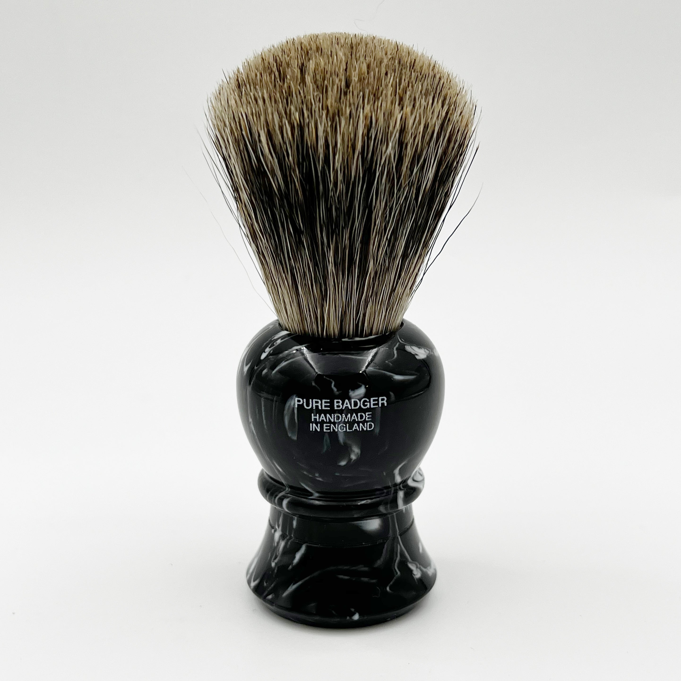 Simpson Islington - Pure Badger - Ebony Marble Shaving Brush