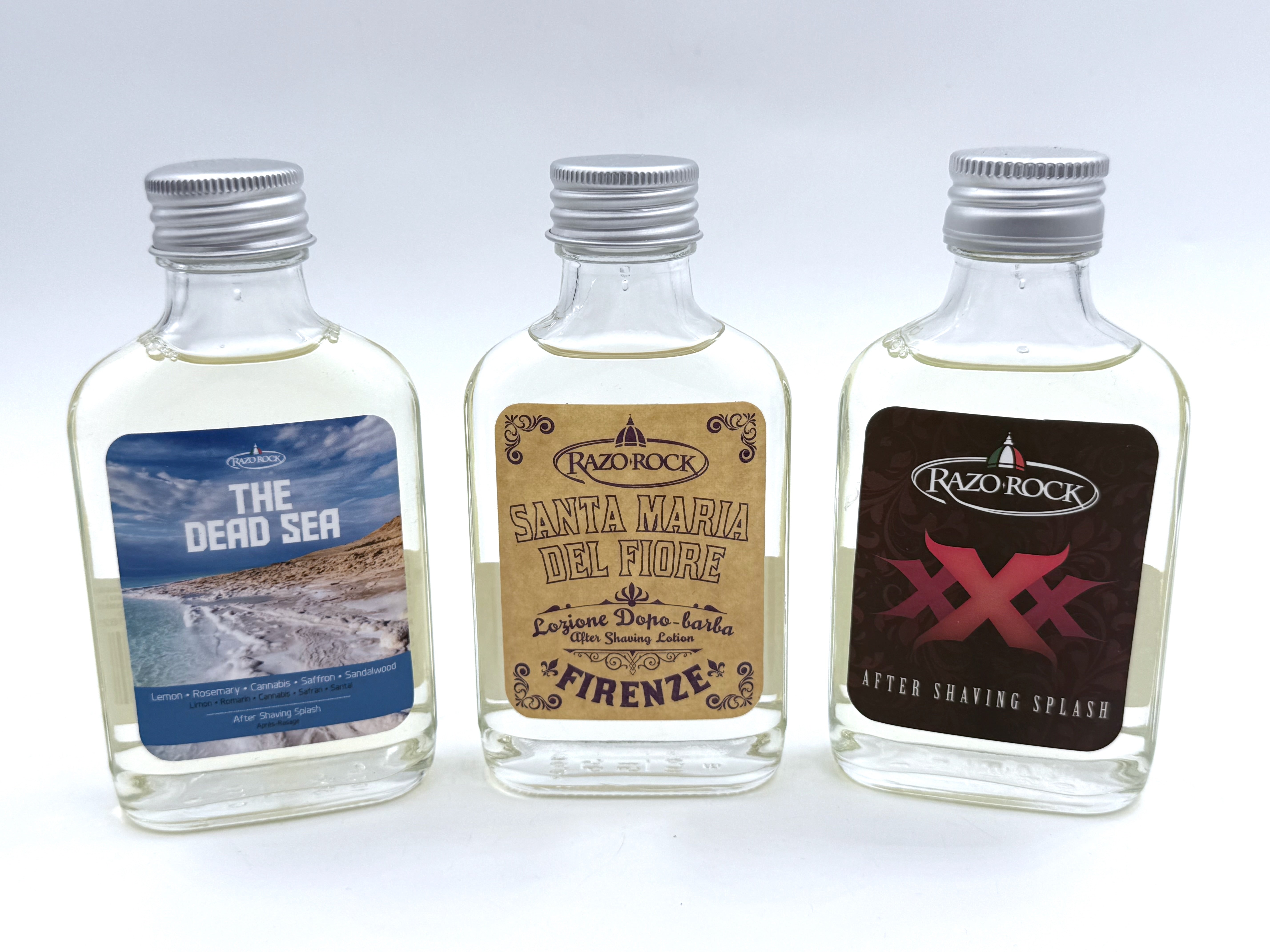 Various Old Stock Razorock Aftershaves - New & Unused 100ml (3.4 fl.oz)
