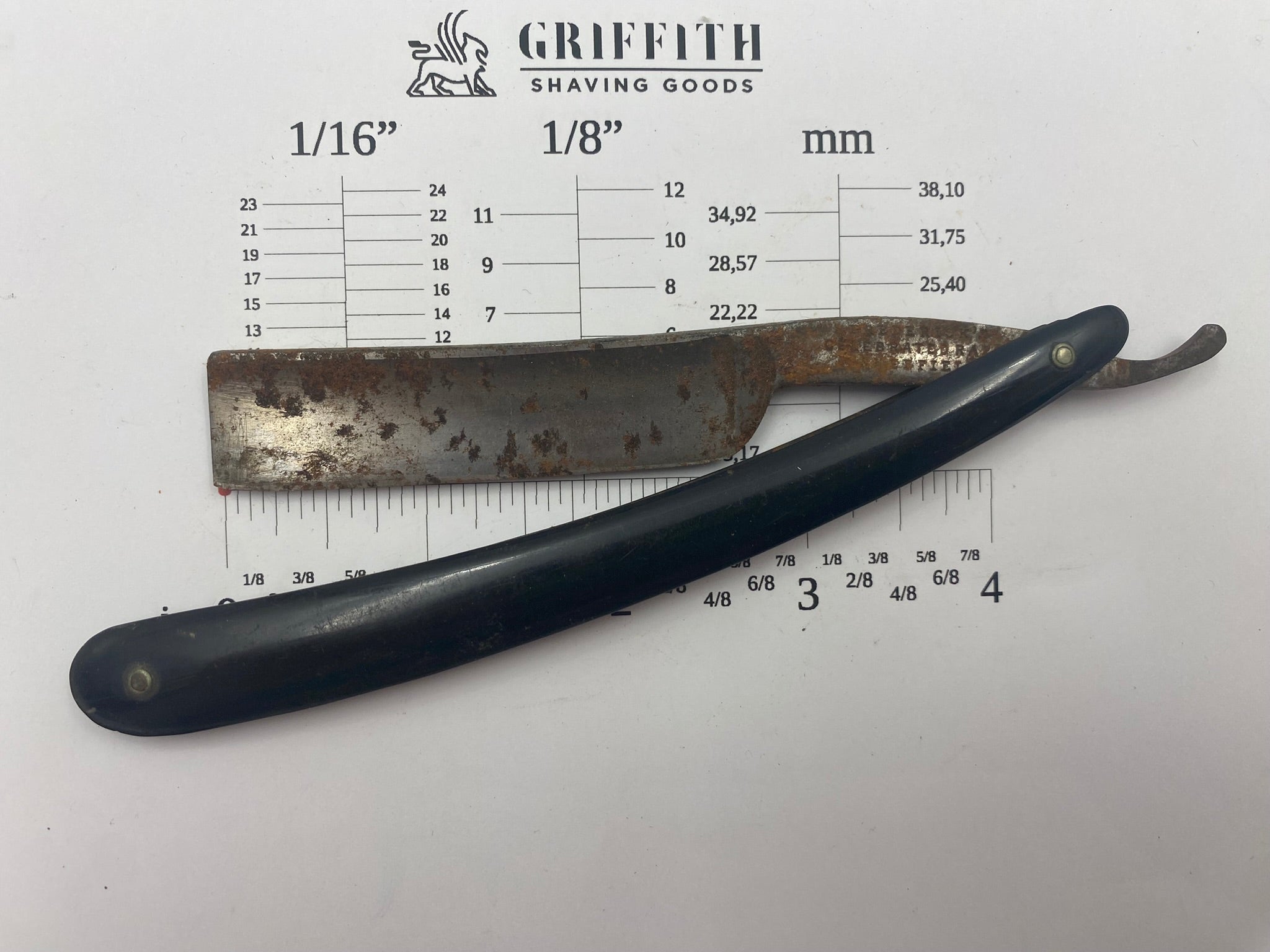 Vintage Frederick Reynolds Sheffield Straight Razor for Restoration