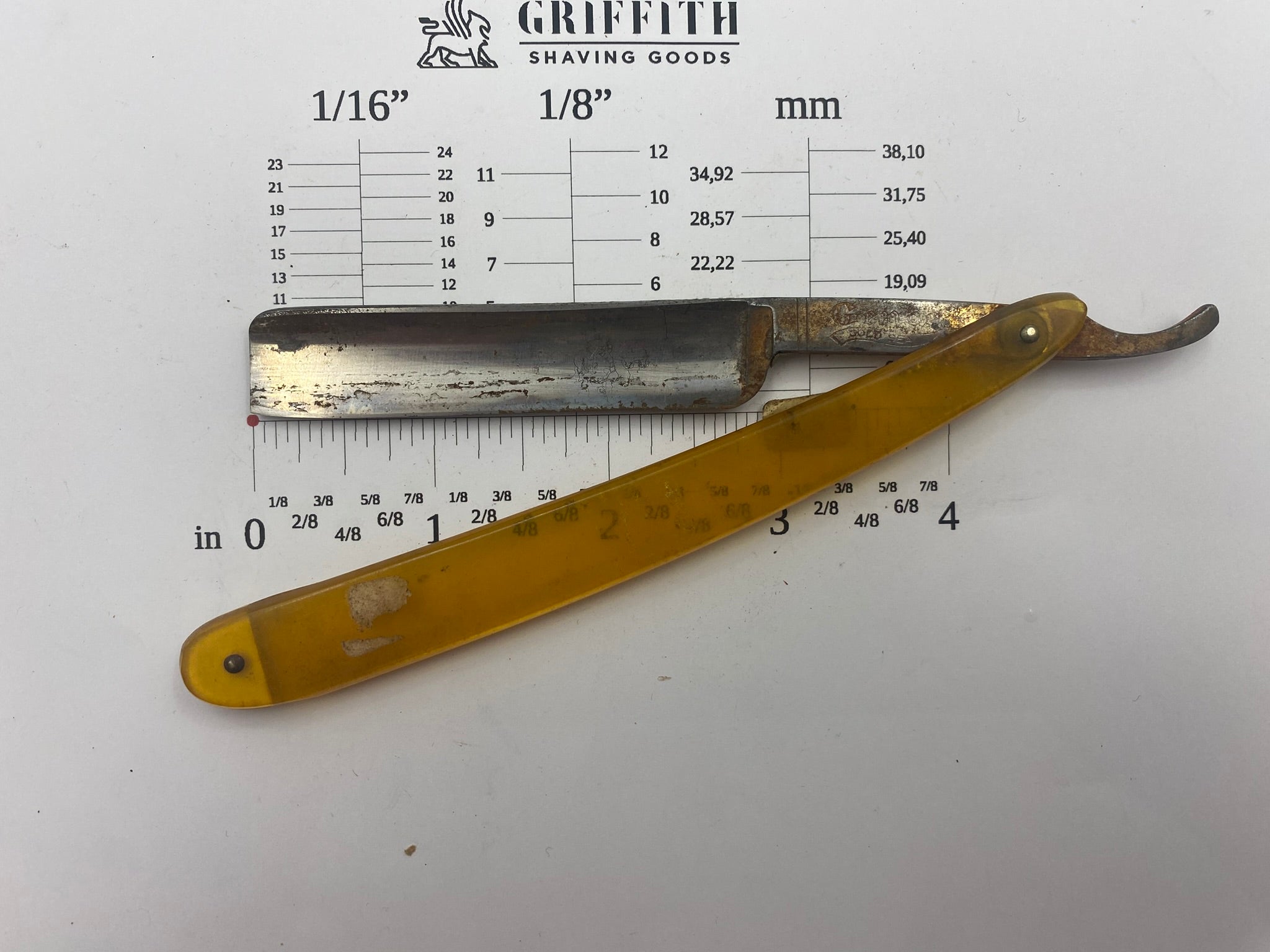 Vintage Genco American Straight Razor for Restoration