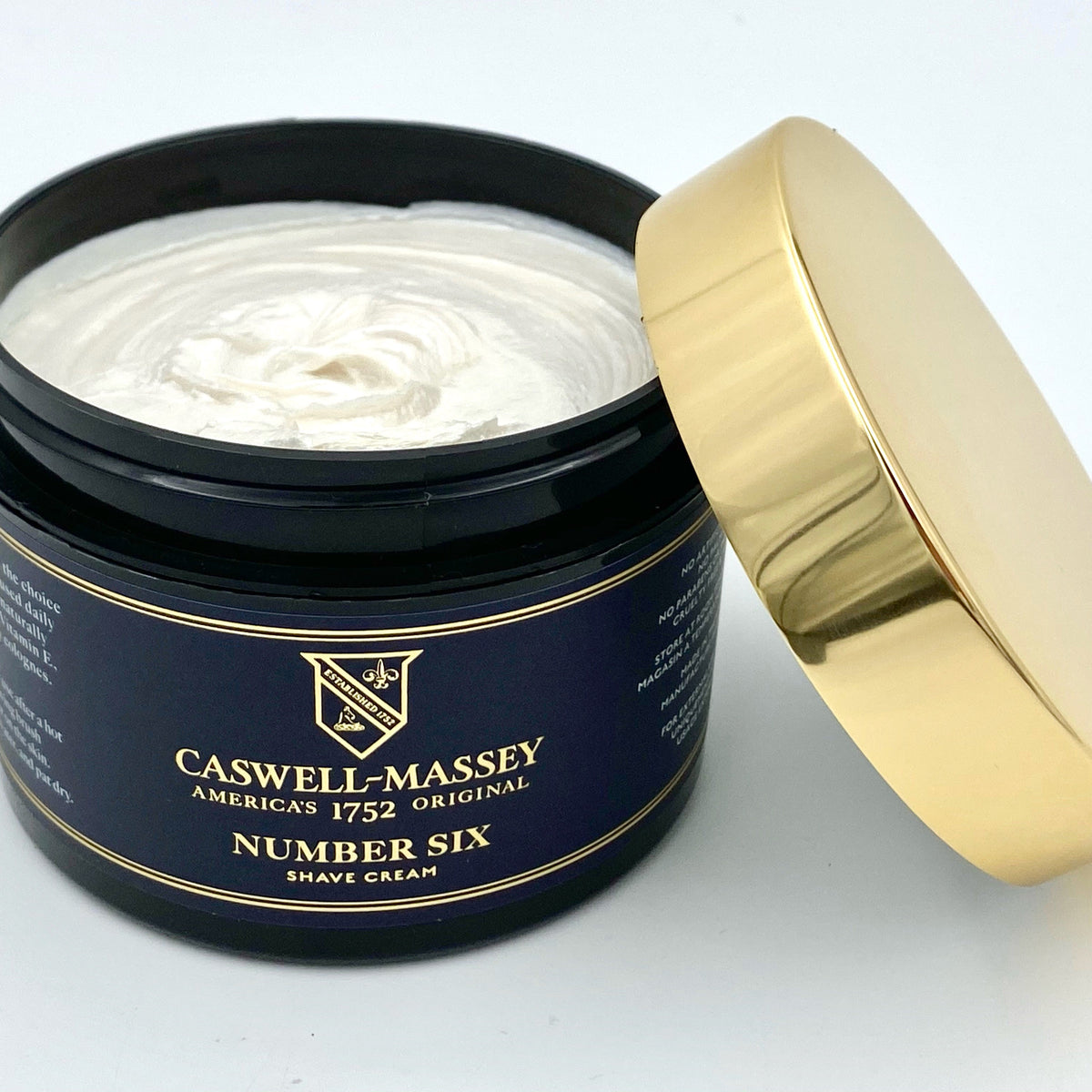 Caswell Massey Number Six Luxury Shaving Cream in Jar - 226g (8 oz)