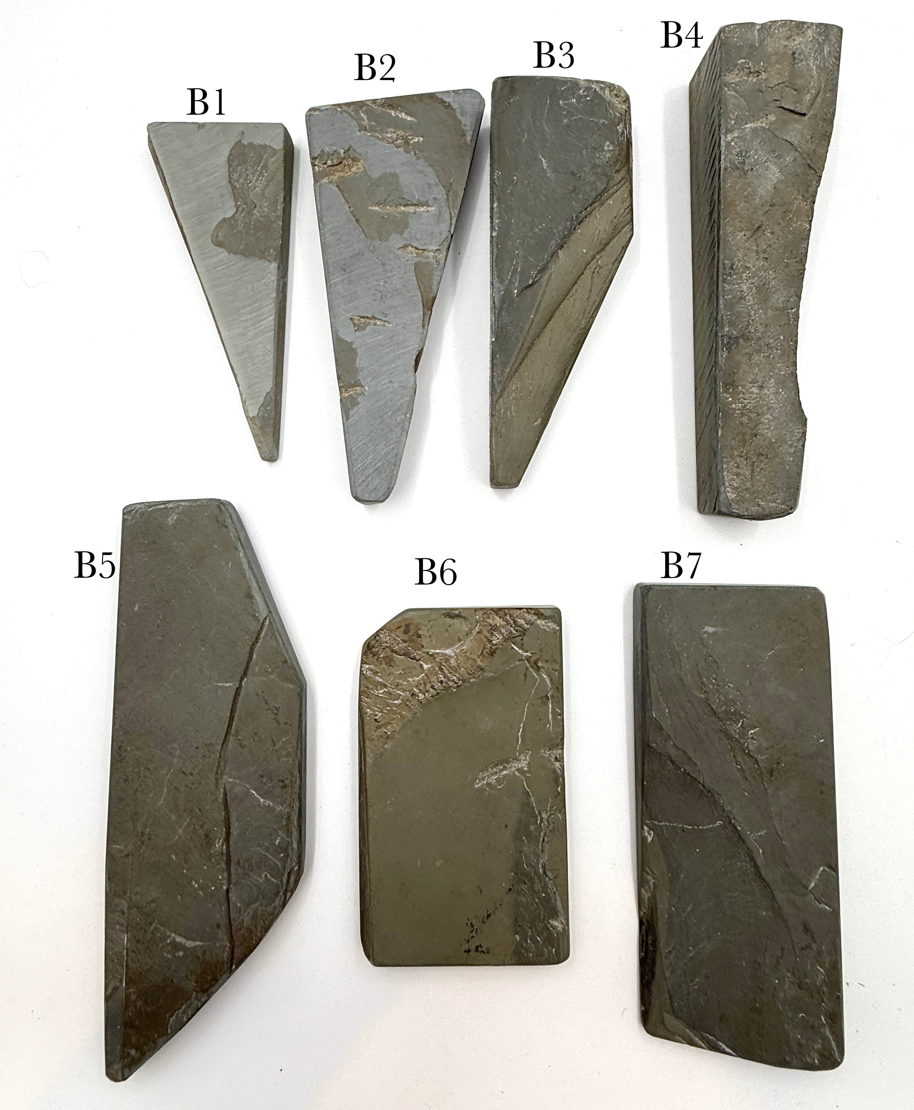 Thuringian Yellow Green/Blue German Water Razor Hones - Like Escher - CHOOSE YOUR STONE