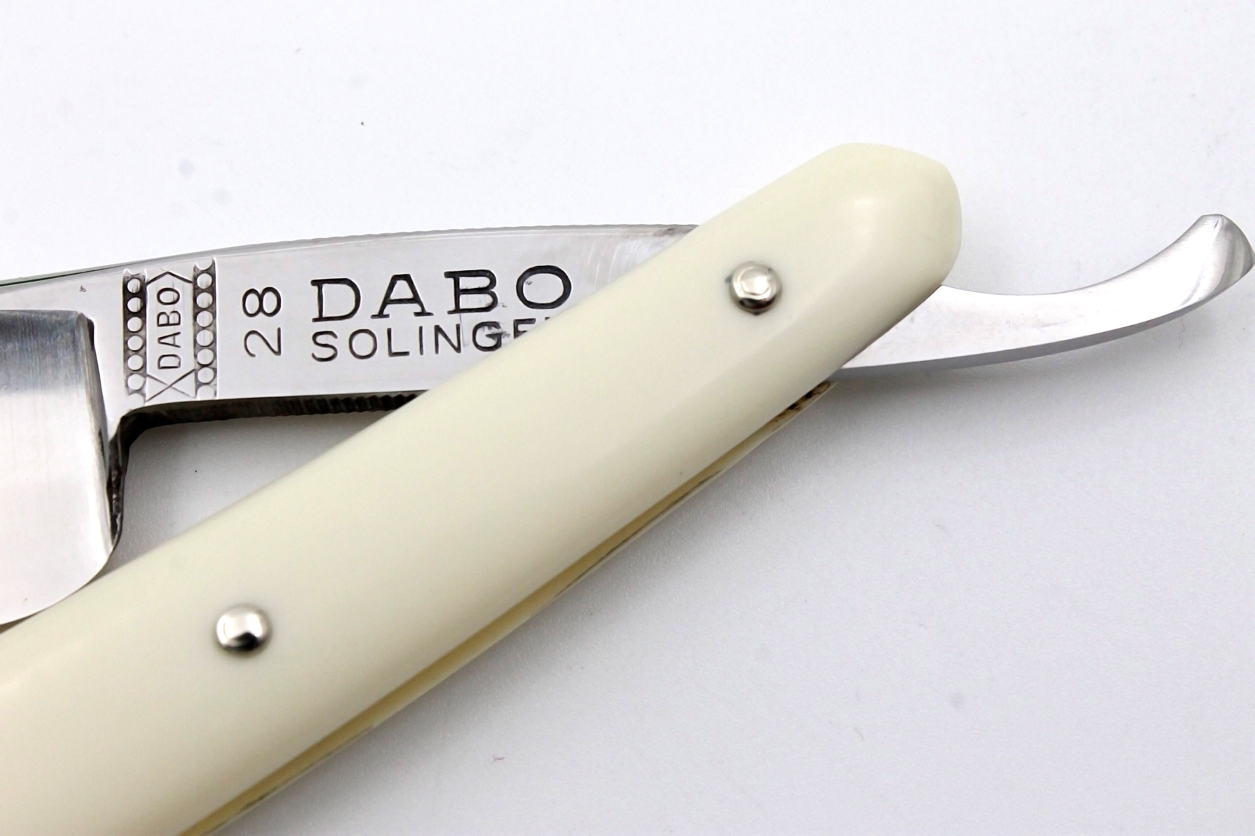 "Dabo" 28 - RARE NOS 6/8 Full Hollow Vintage Straight Razor