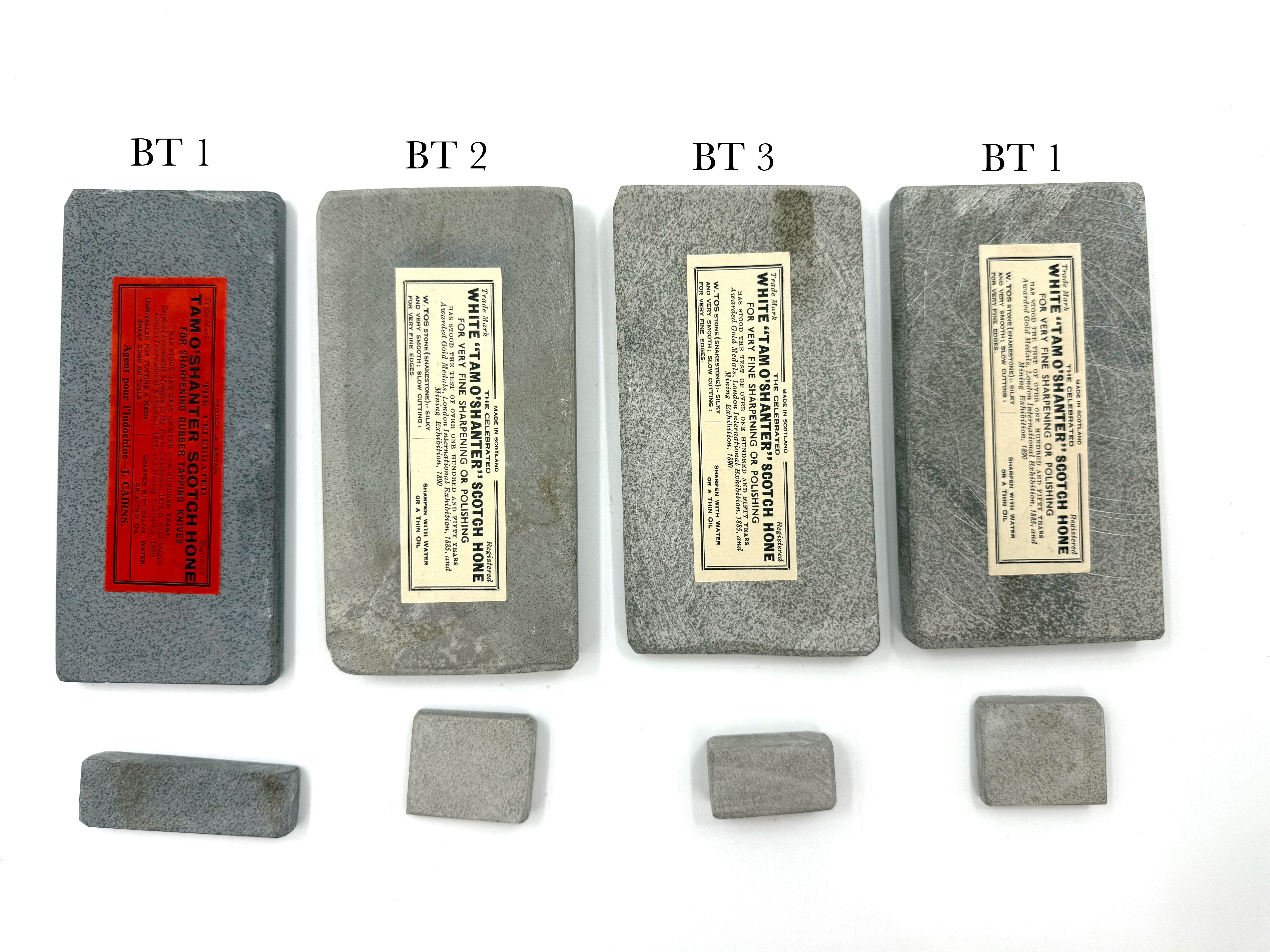 Tam O Shanter Natural Scottish Sharpening & Slurry Stone - Barber Size - CHOOSE YOUR HONE