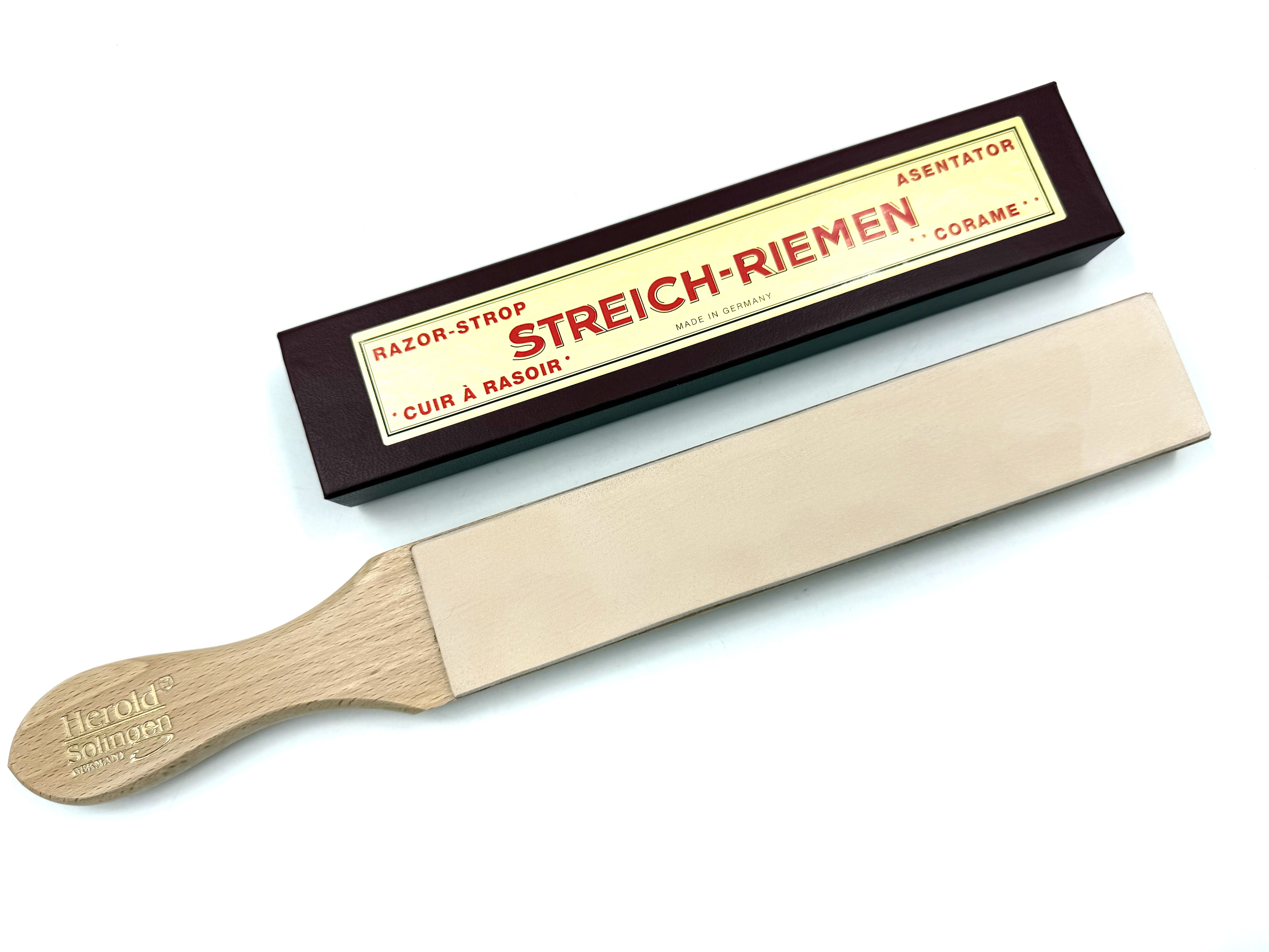 Herold Double Sided Leather Paddle Strop