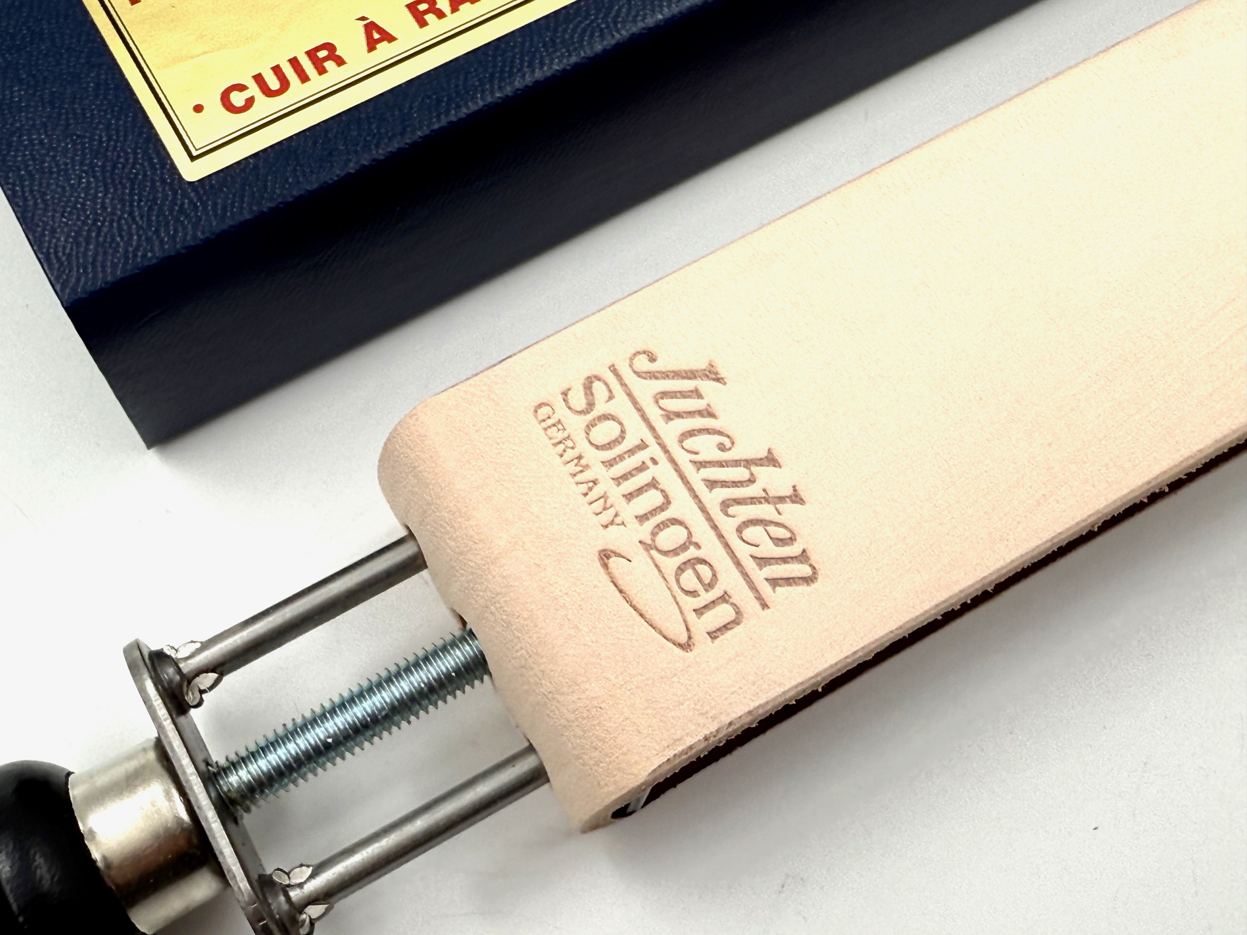 Herold Screw Tension Cowhide Leather Double Sided Paddle Strop