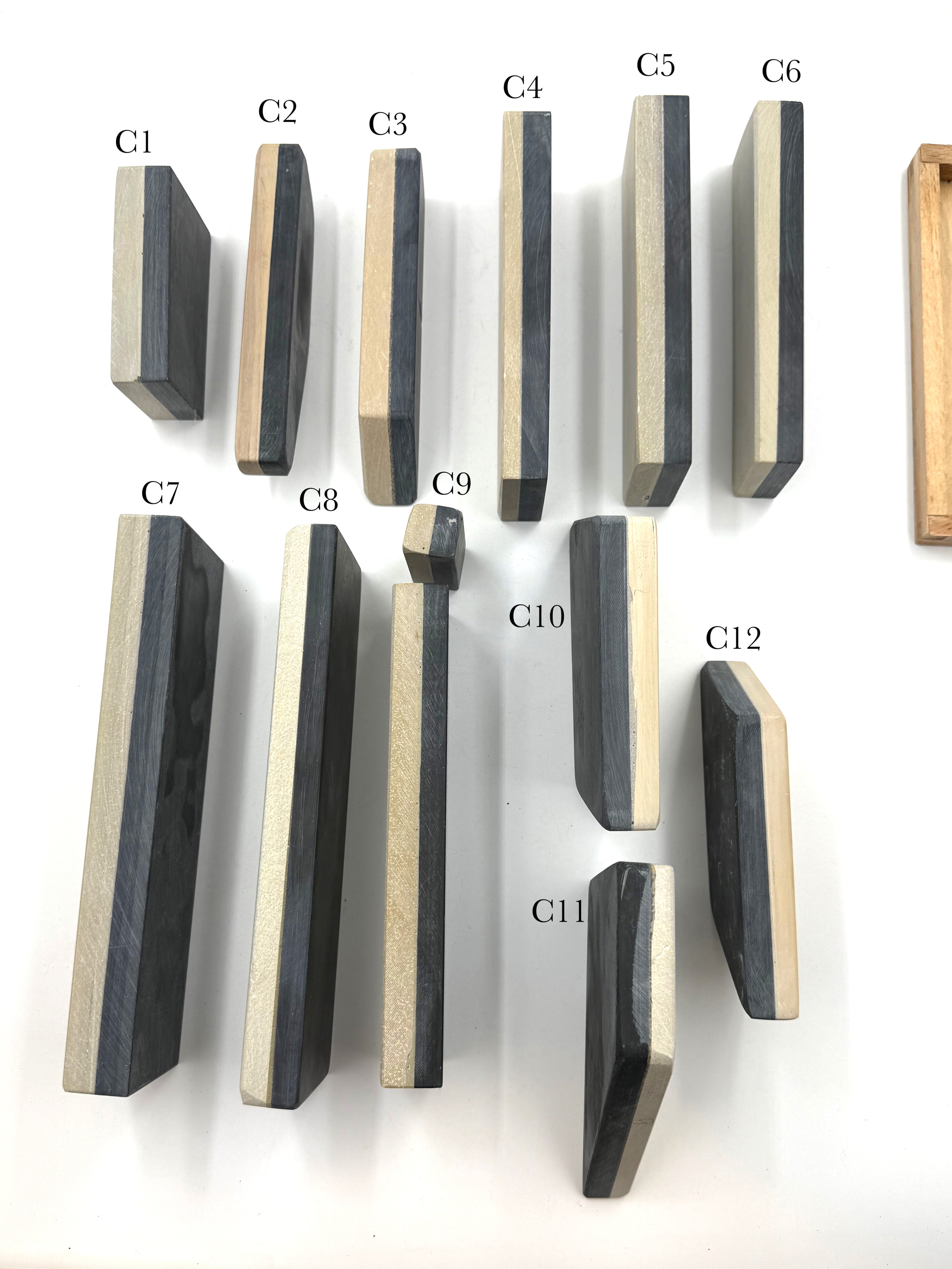 Belgian Coticule - Mixed Sizes Modern Sharpening Stones