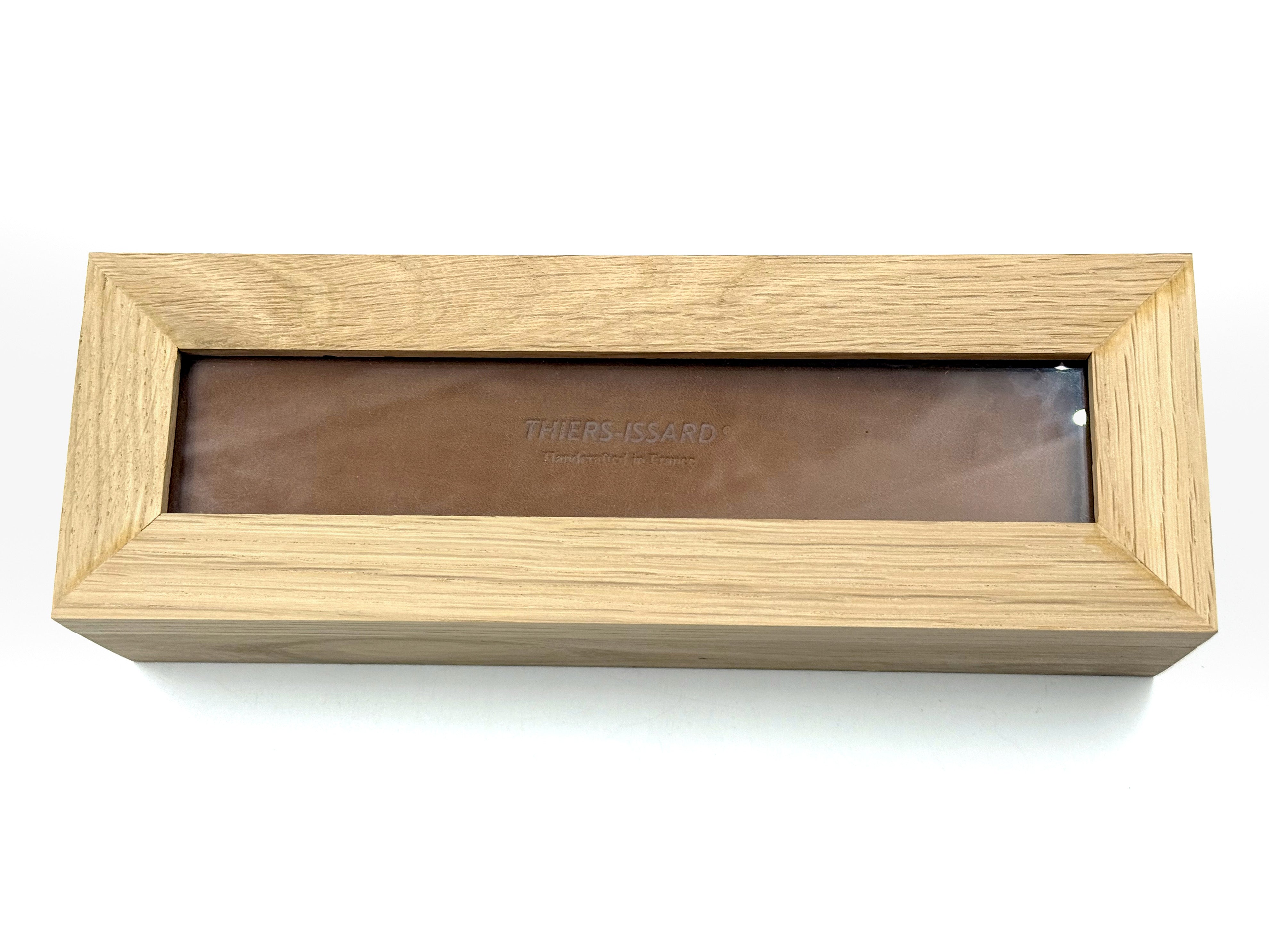 Thiers Issard Wooden Presentation / Storage Case for 2 Straight Razors
