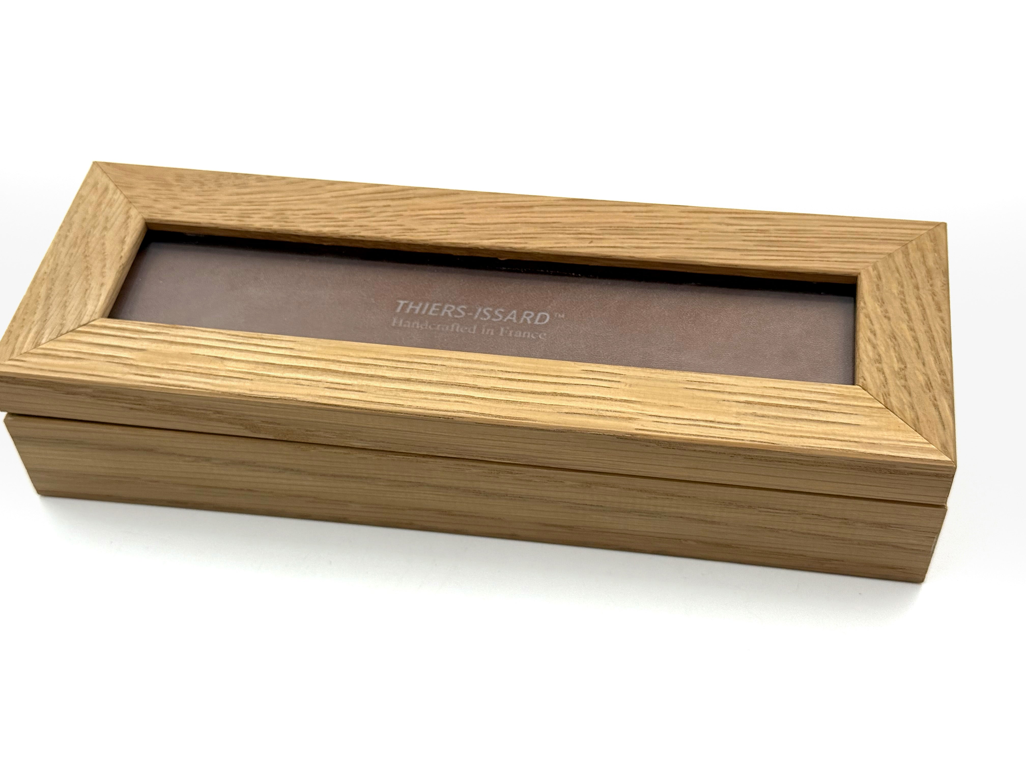 Thiers Issard Wooden Presentation / Storage Case for 1 Straight Razor