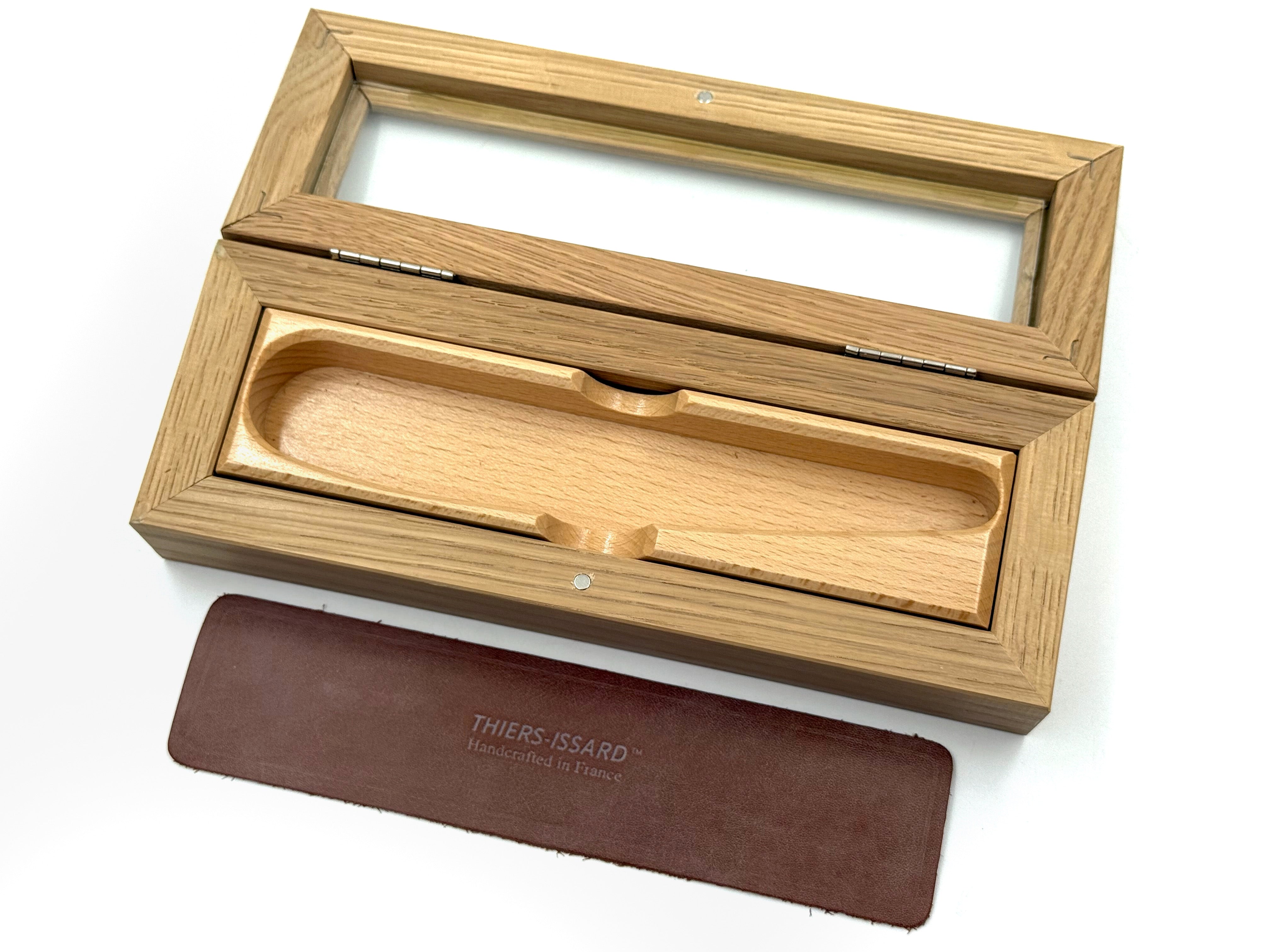Thiers Issard Wooden Presentation / Storage Case for 1 Straight Razor