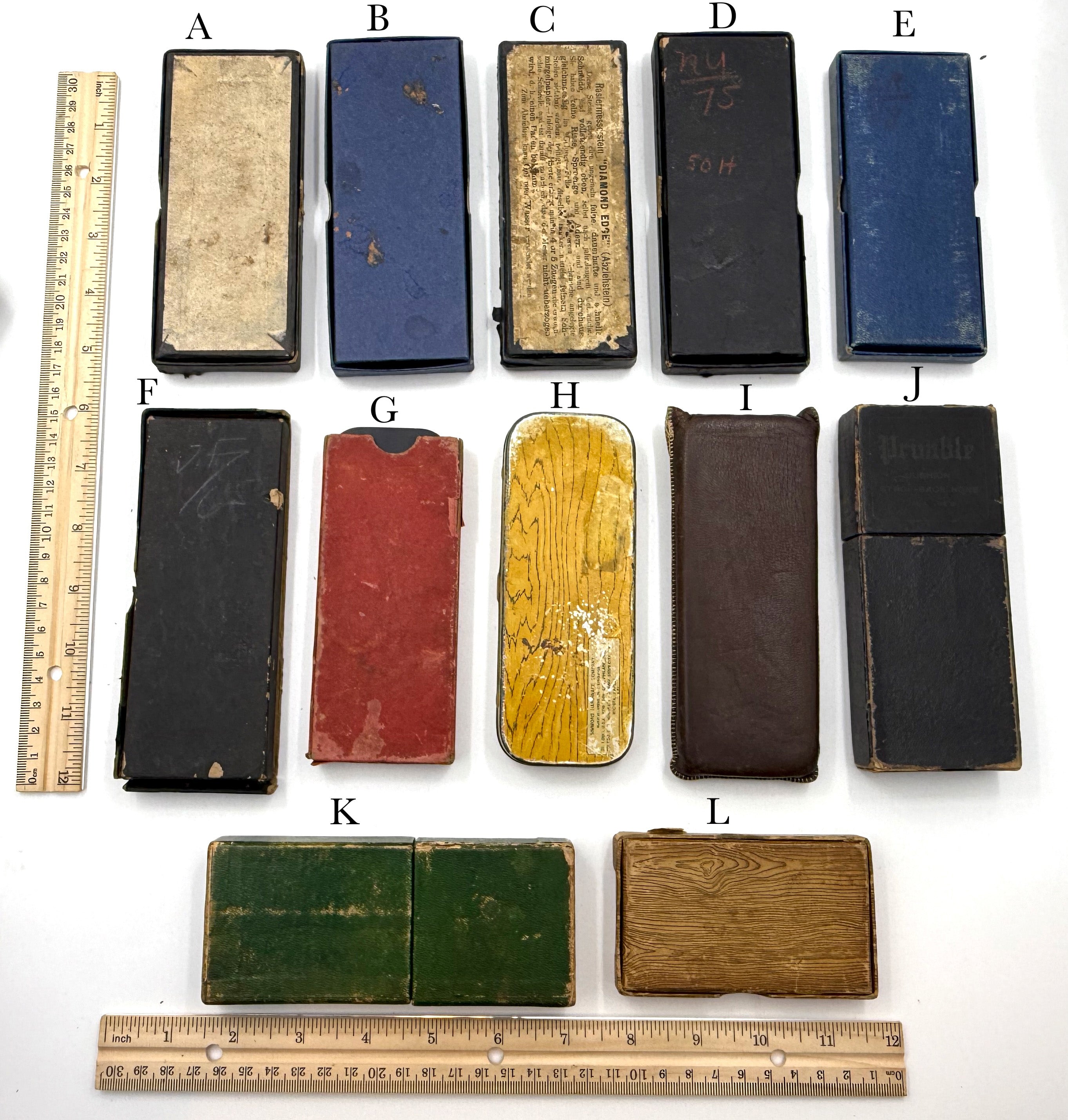 Various Manufacturers Vintage Boxed Barber Hones in Excellent Condition - Choose Your Hone