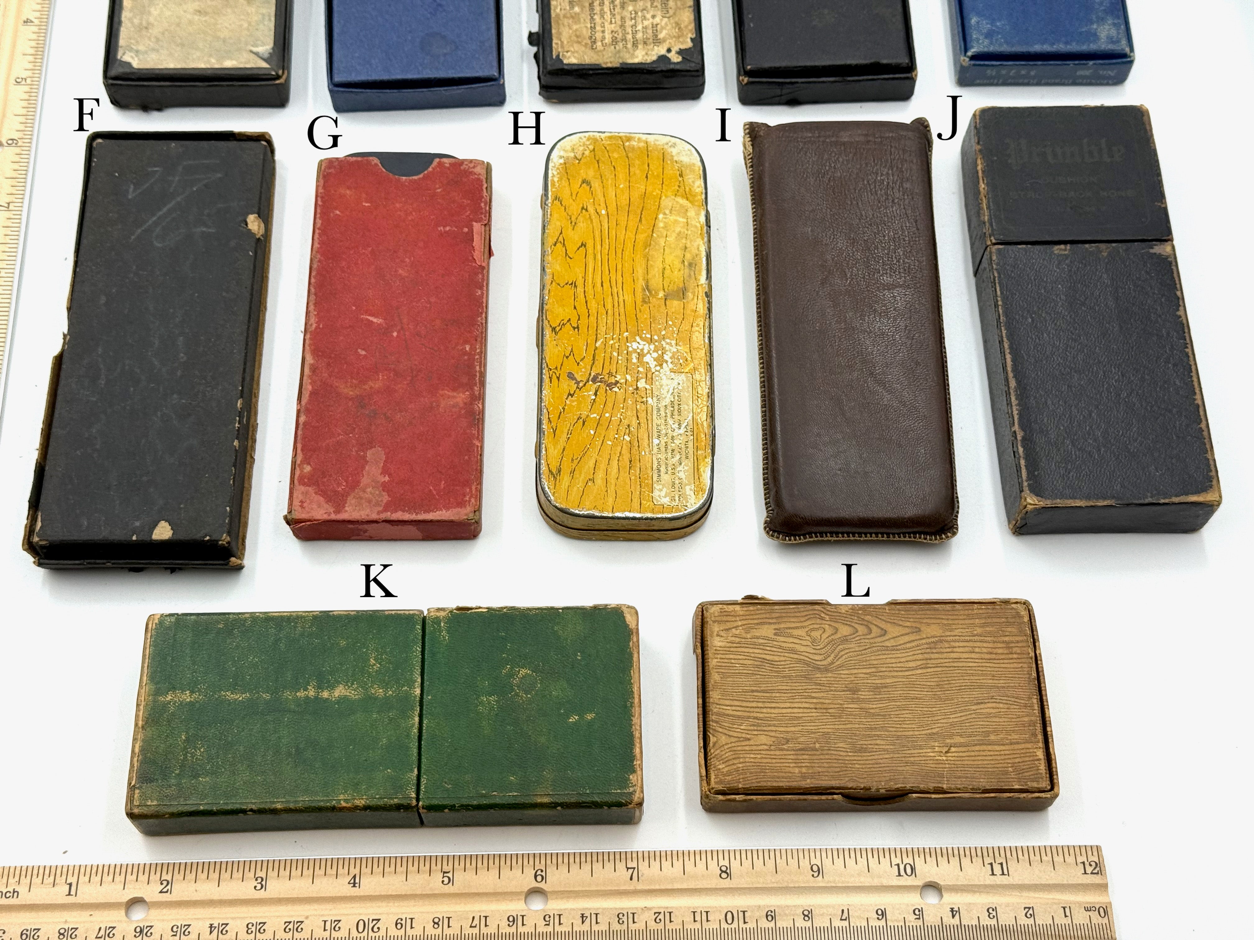 Various Manufacturers Vintage Boxed Barber Hones in Excellent Condition - Choose Your Hone