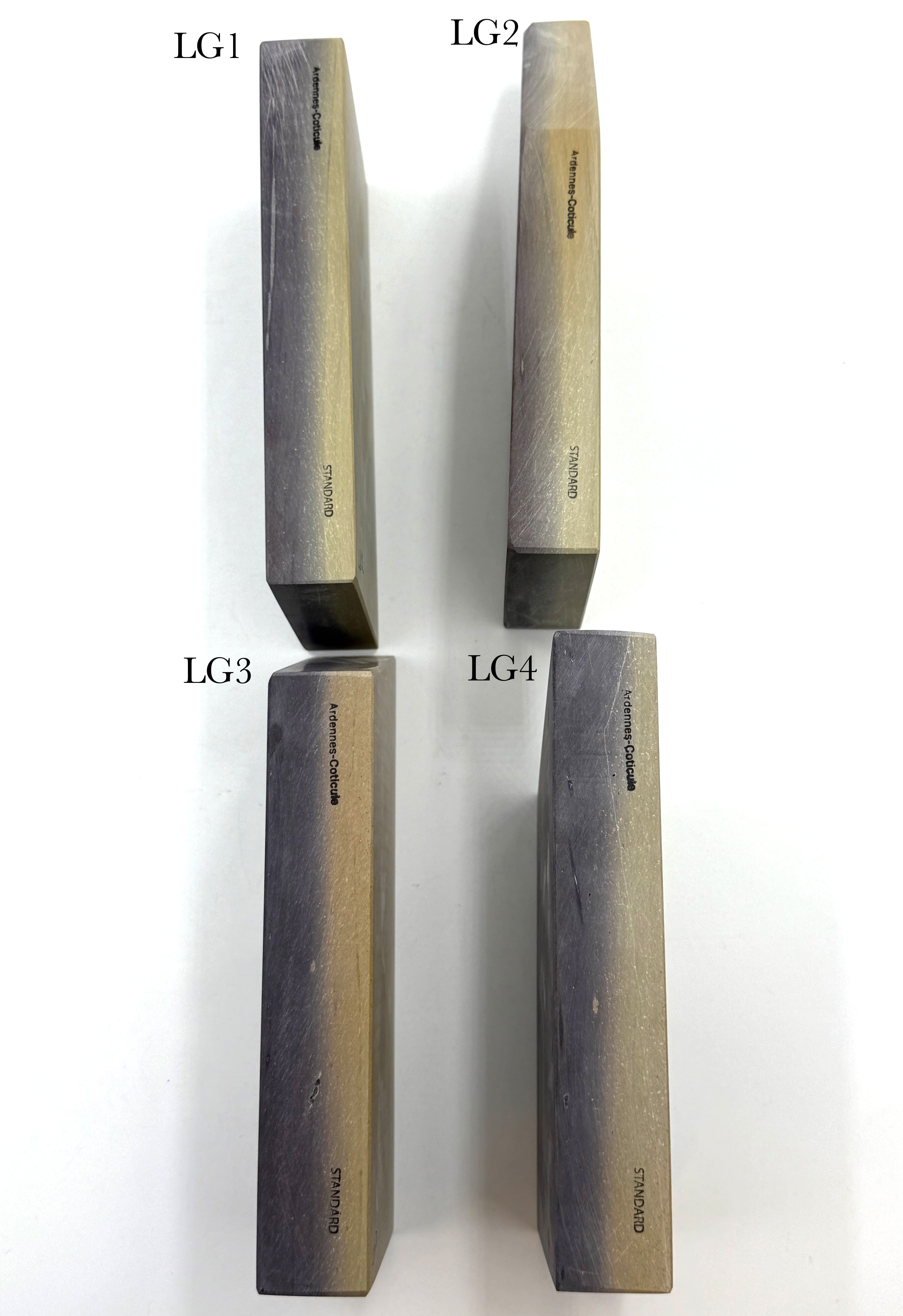 Belgian Coticule & Belgian Blue - La Grise Vein Natural Combo Sharpening Stones - CHOOSE YOUR STONE