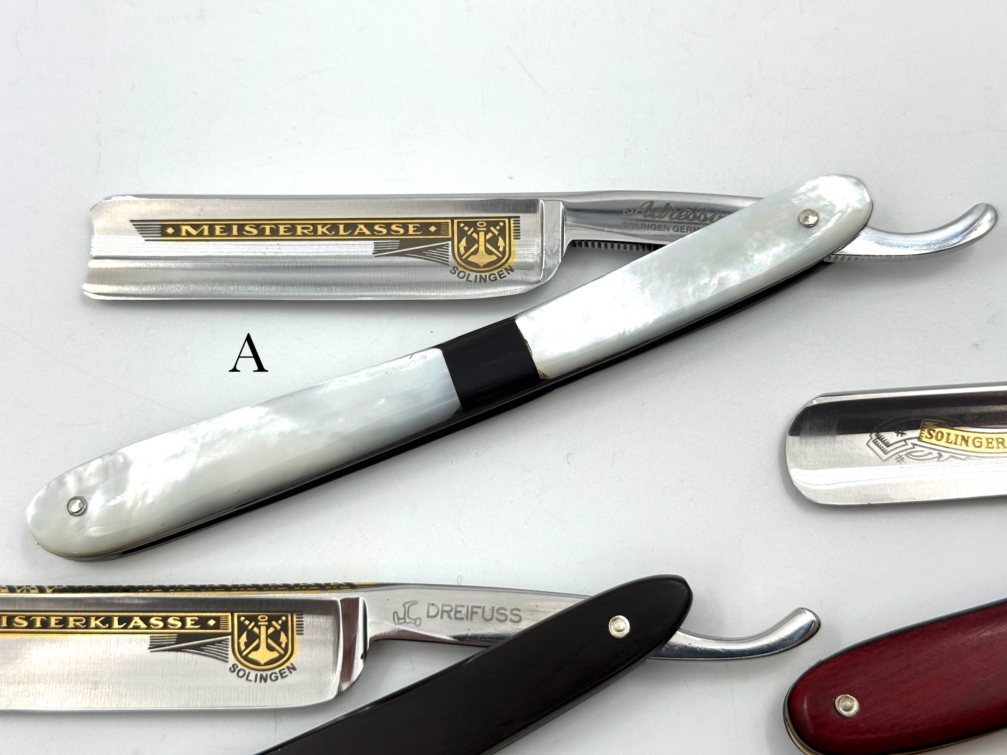 Werner Breidenbach - New 5/8-7/8 Solingen Straight Razors - CHOOSE YOU