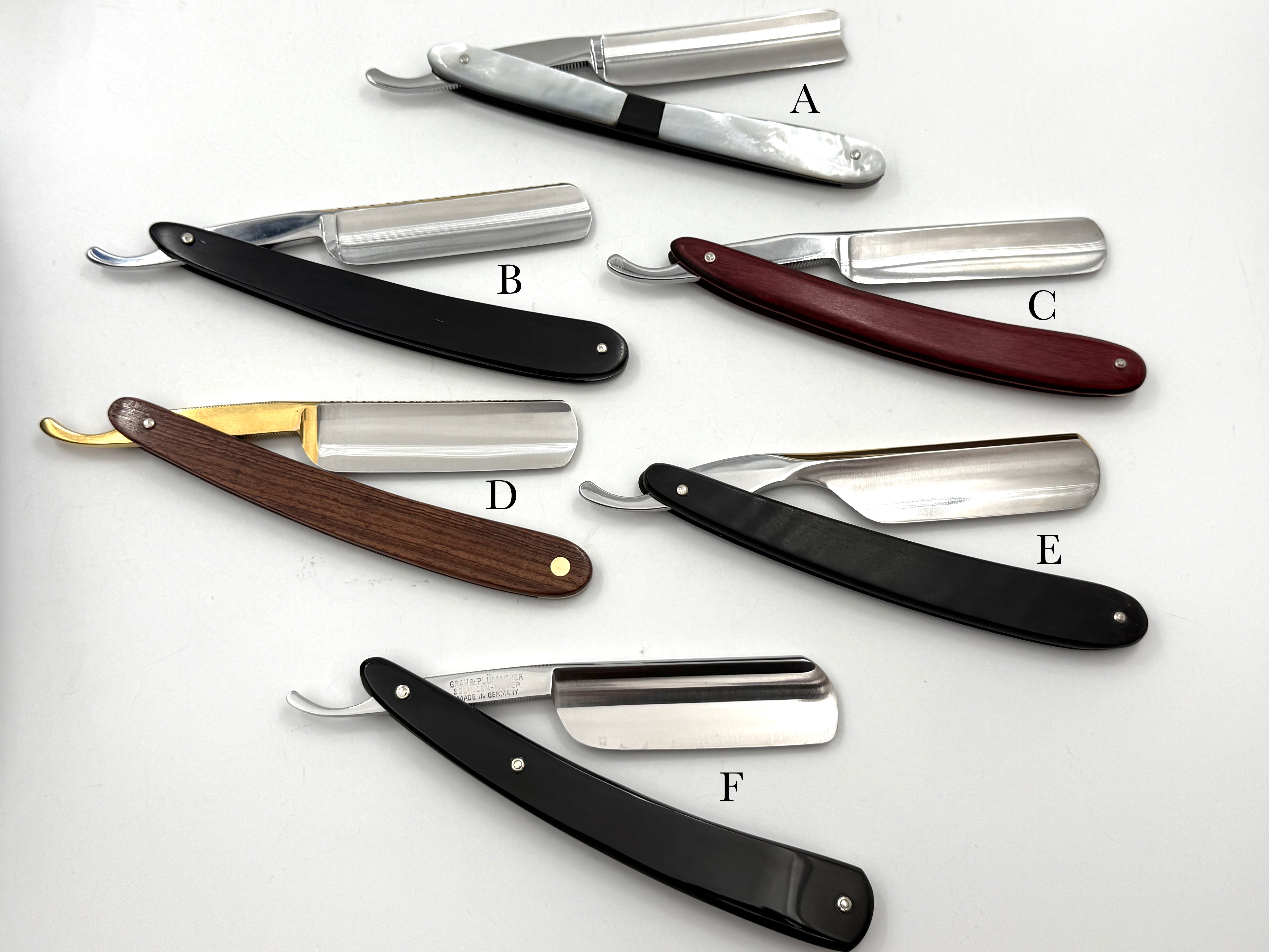 Werner Breidenbach - New 5/8-7/8 Solingen Straight Razors - CHOOSE YOU