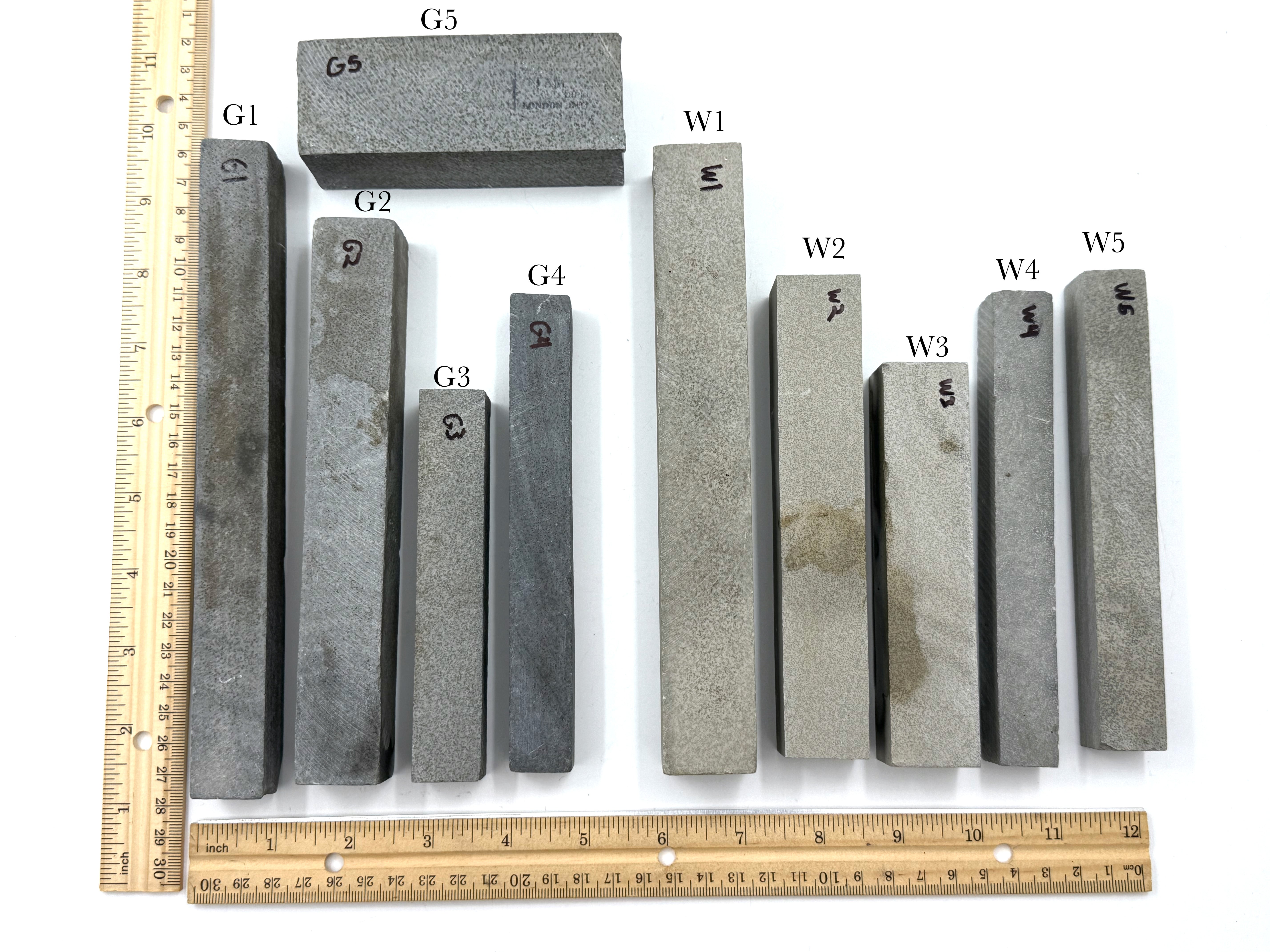 Tam O Shanter Natural Scottish Sharpening Stones/Sticks for Jewelers, Clockmakers etc.