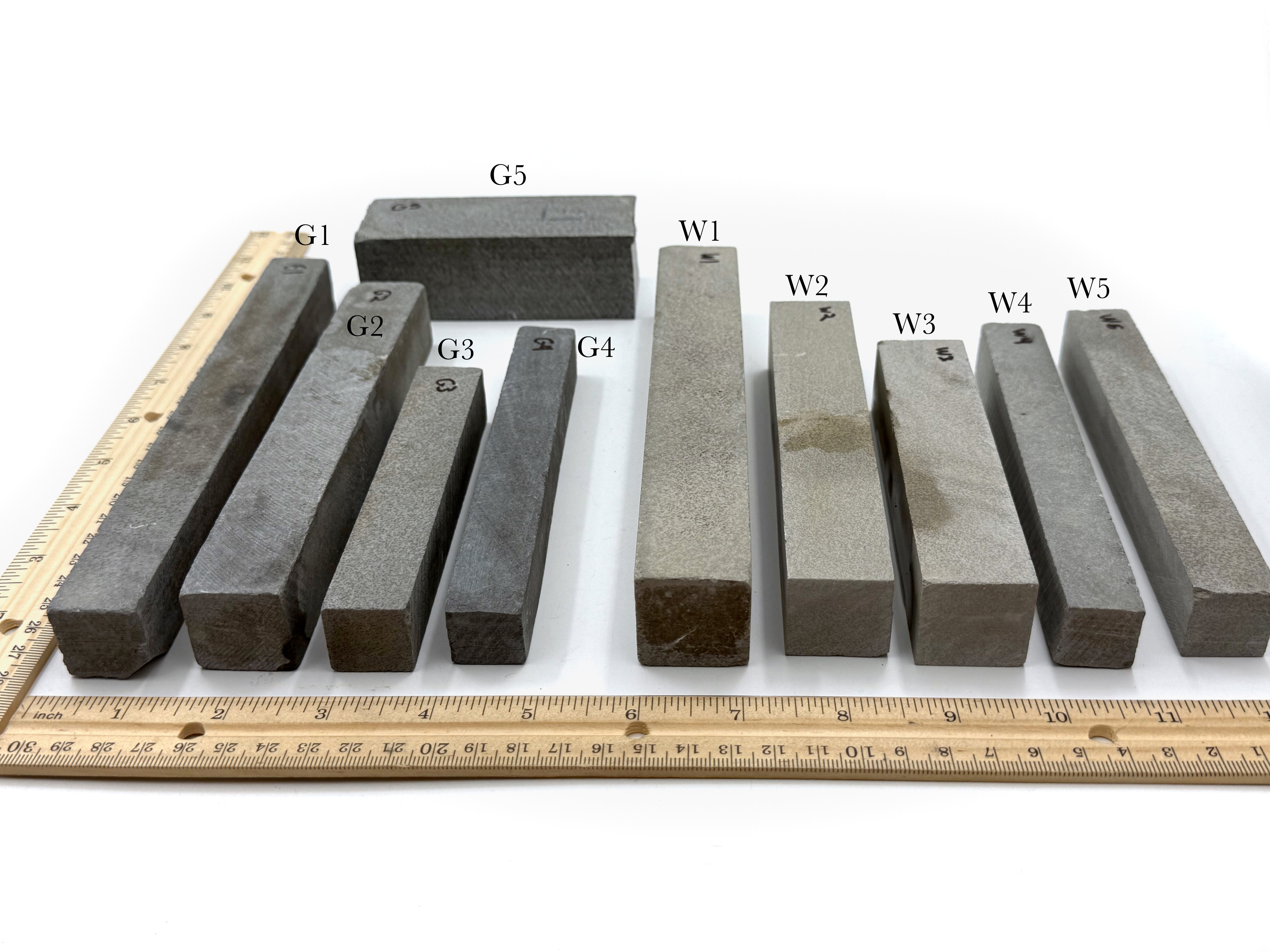 Tam O Shanter Natural Scottish Sharpening Stones/Sticks for Jewelers, Clockmakers etc.