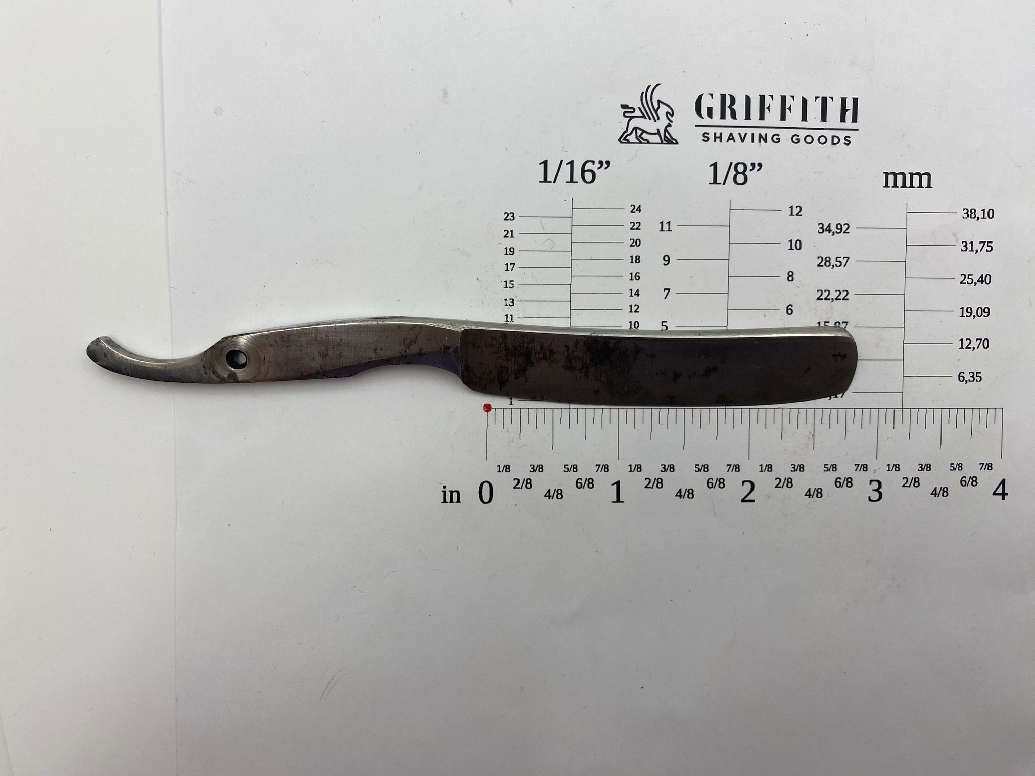 Vintage Asprey 1800s England Blade Only Razor for Restoration