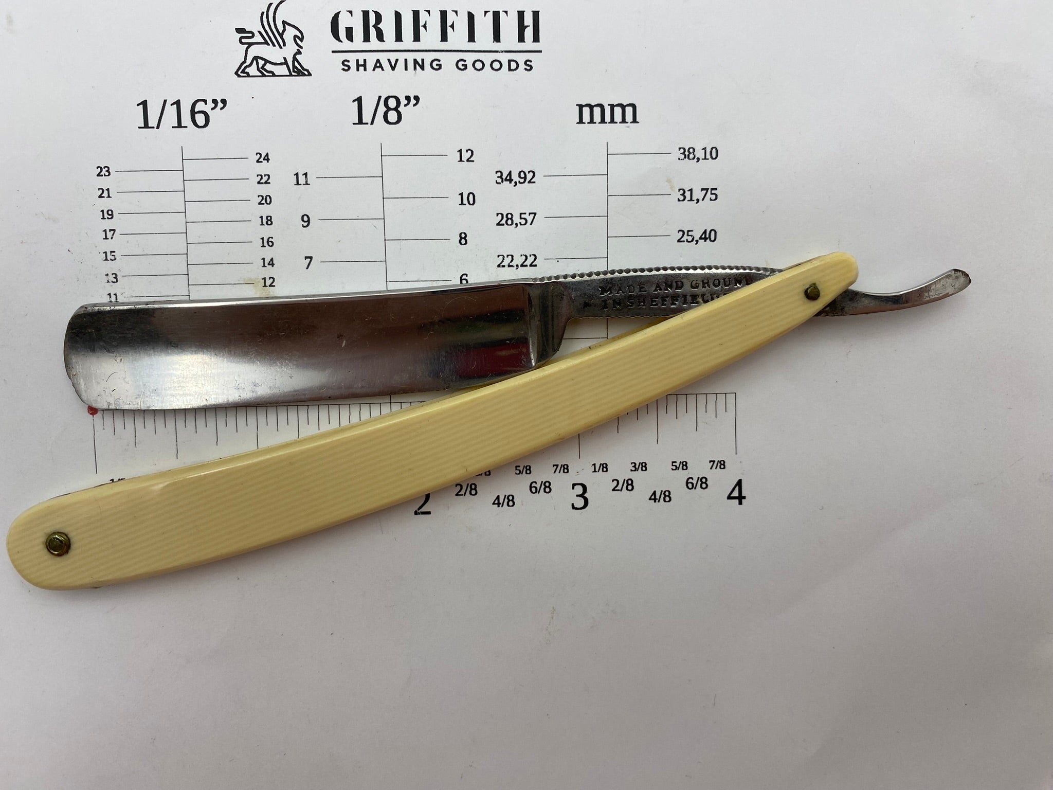 Vintage Sheffield England Razor for Restoration