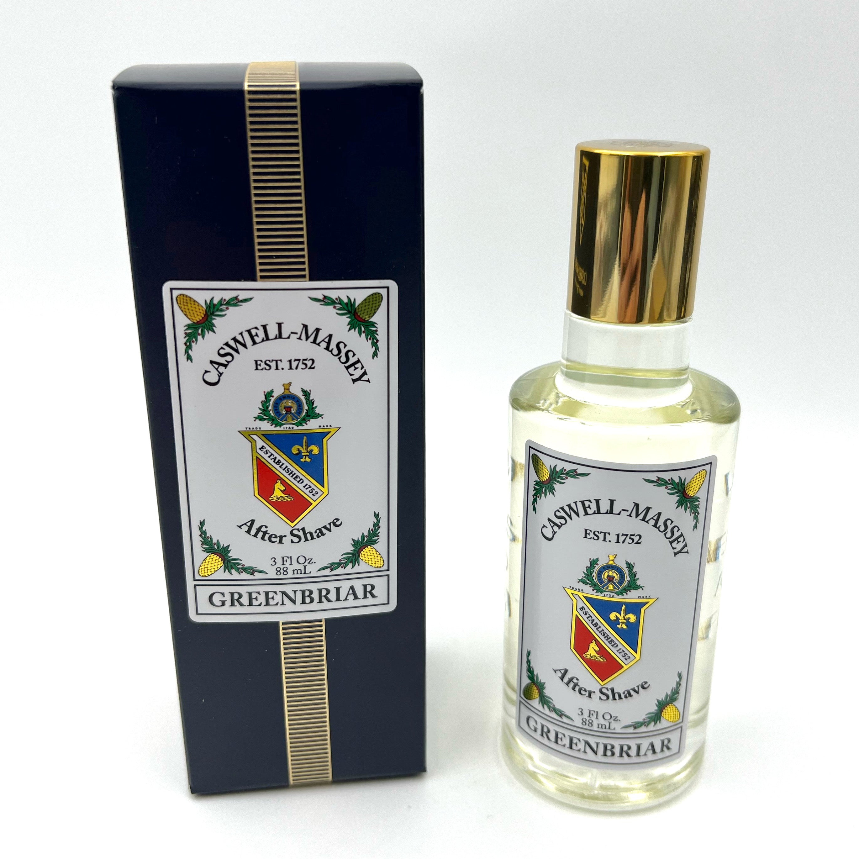 Caswell Massey Greenbriar Gold Cap Luxury After Shave (88ml/3 oz)