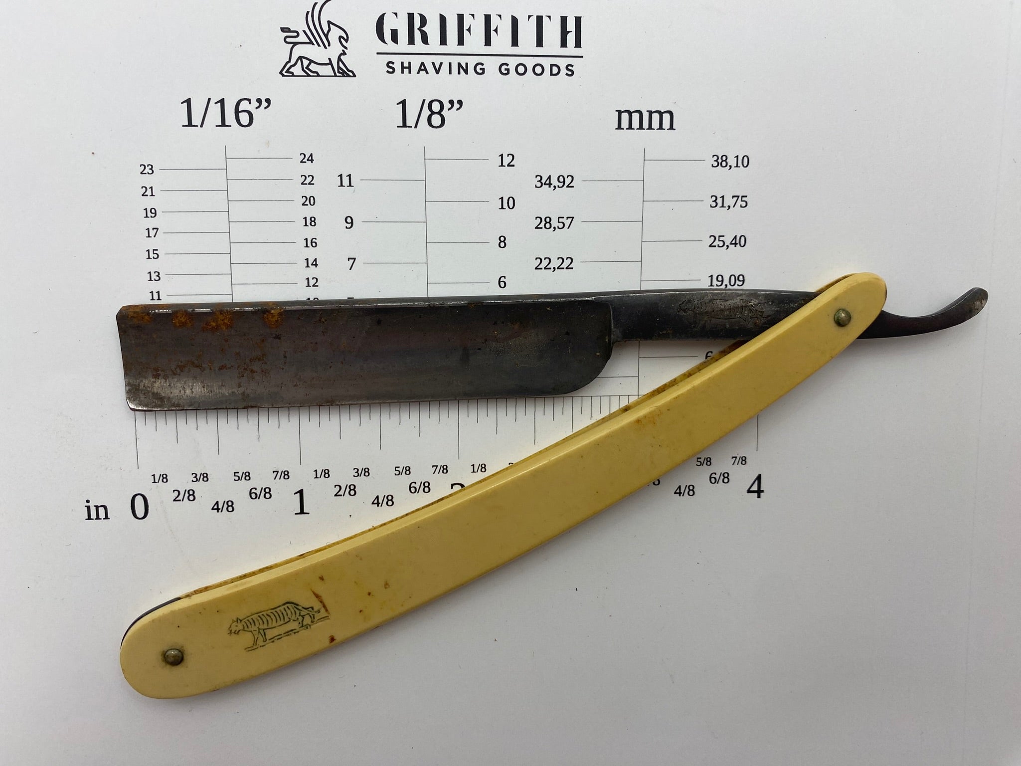 Vintage Genco Tiger American Razor for Restoration