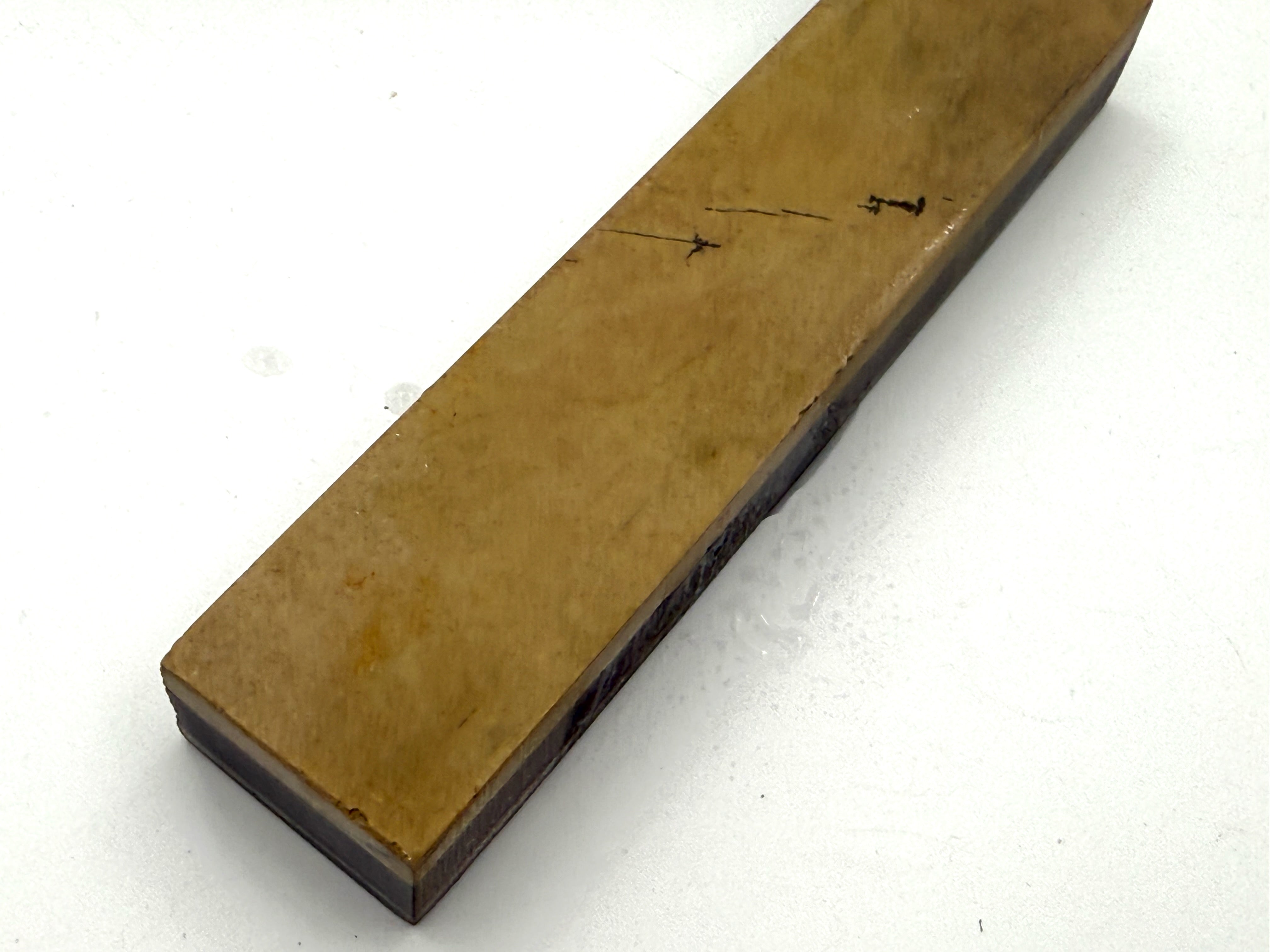 Coticule belge - Coffret d'affûtage pour rasoir - Combinaison vintage - 178 mm x 38 mm (7" x 1,5") - Affûtage