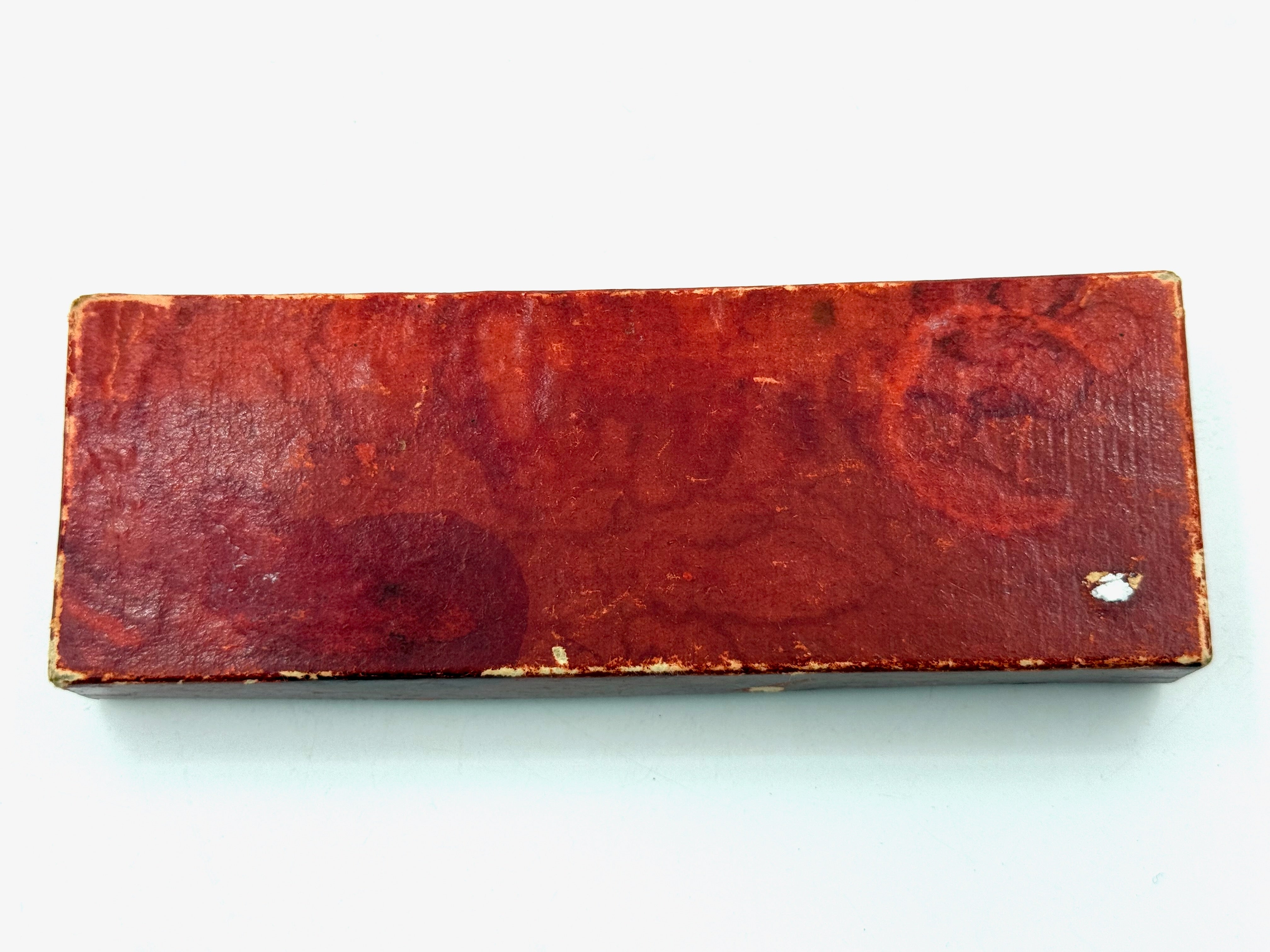 Facos Water Razor Hone - Vintage Boxed Blue Thuringian Water Razor Hone