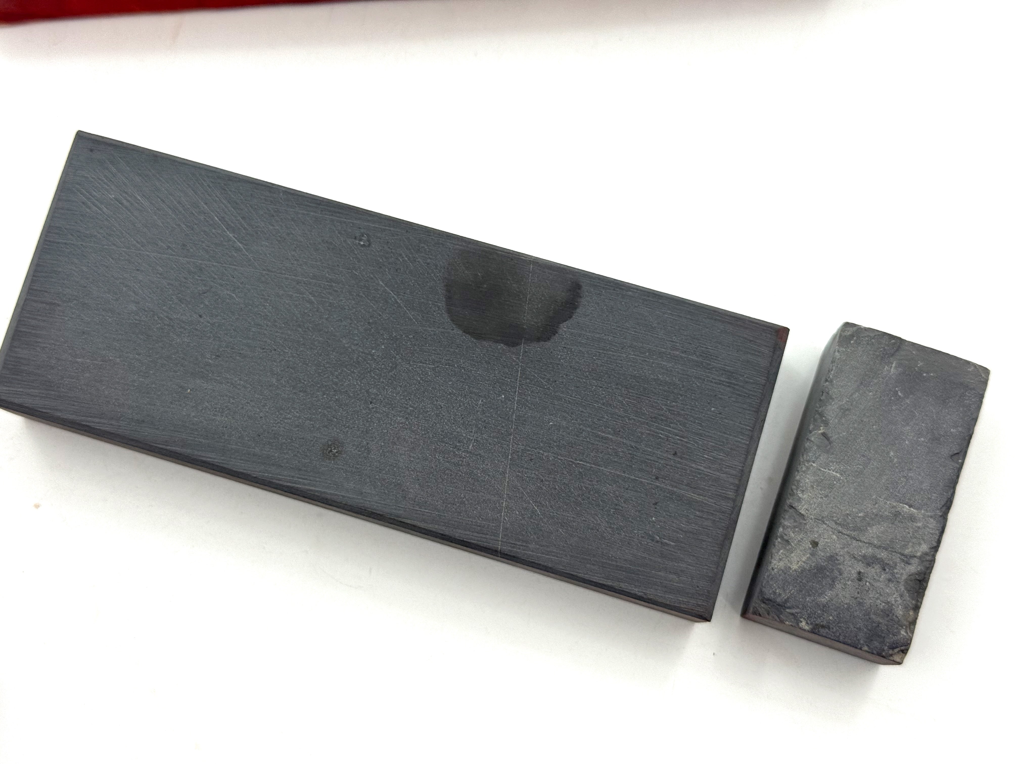 Facos Water Razor Hone - Vintage Boxed Blue Thuringian Water Razor Hone