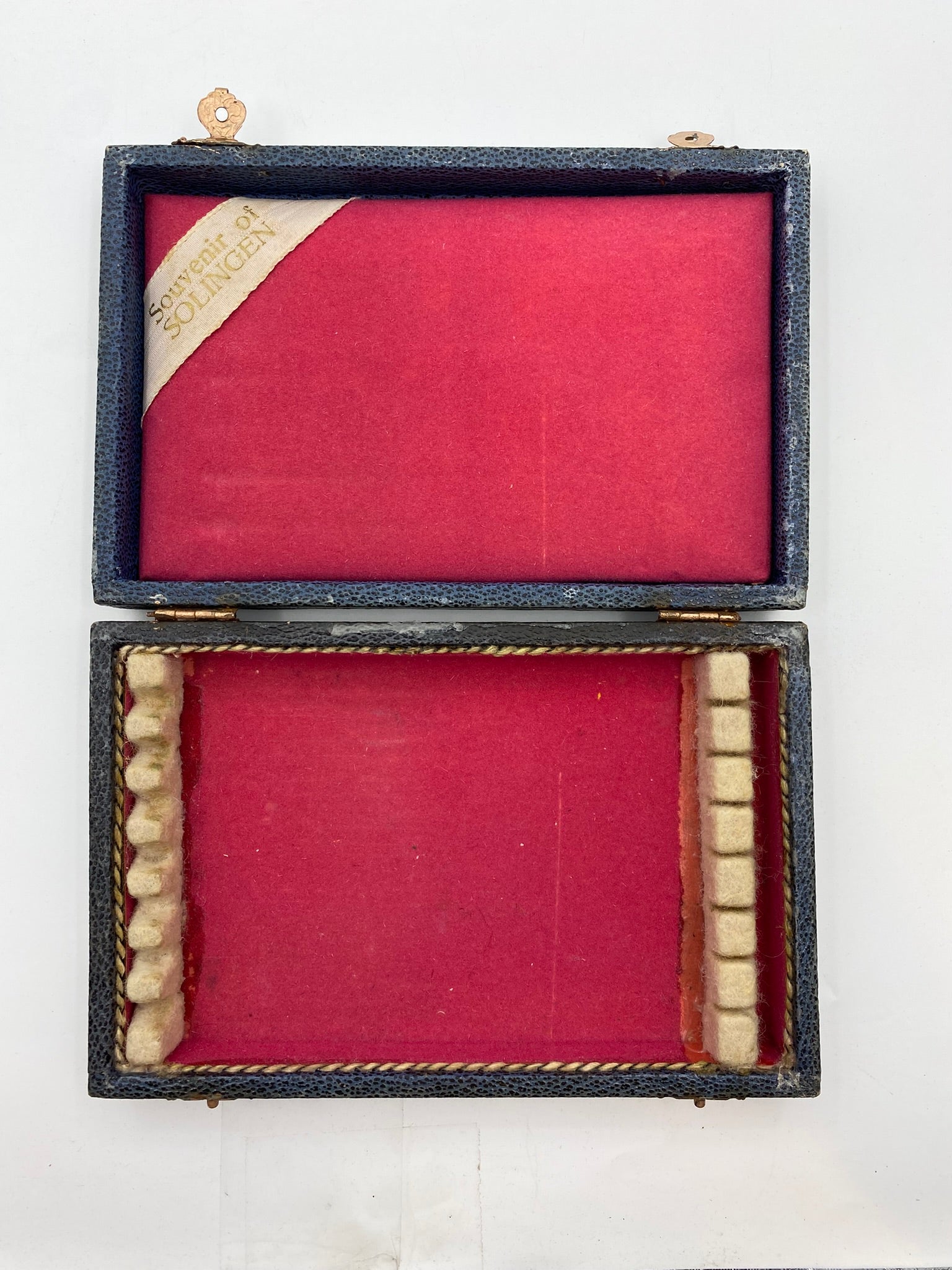 Antique Solingen Razor Seven Day Set Case