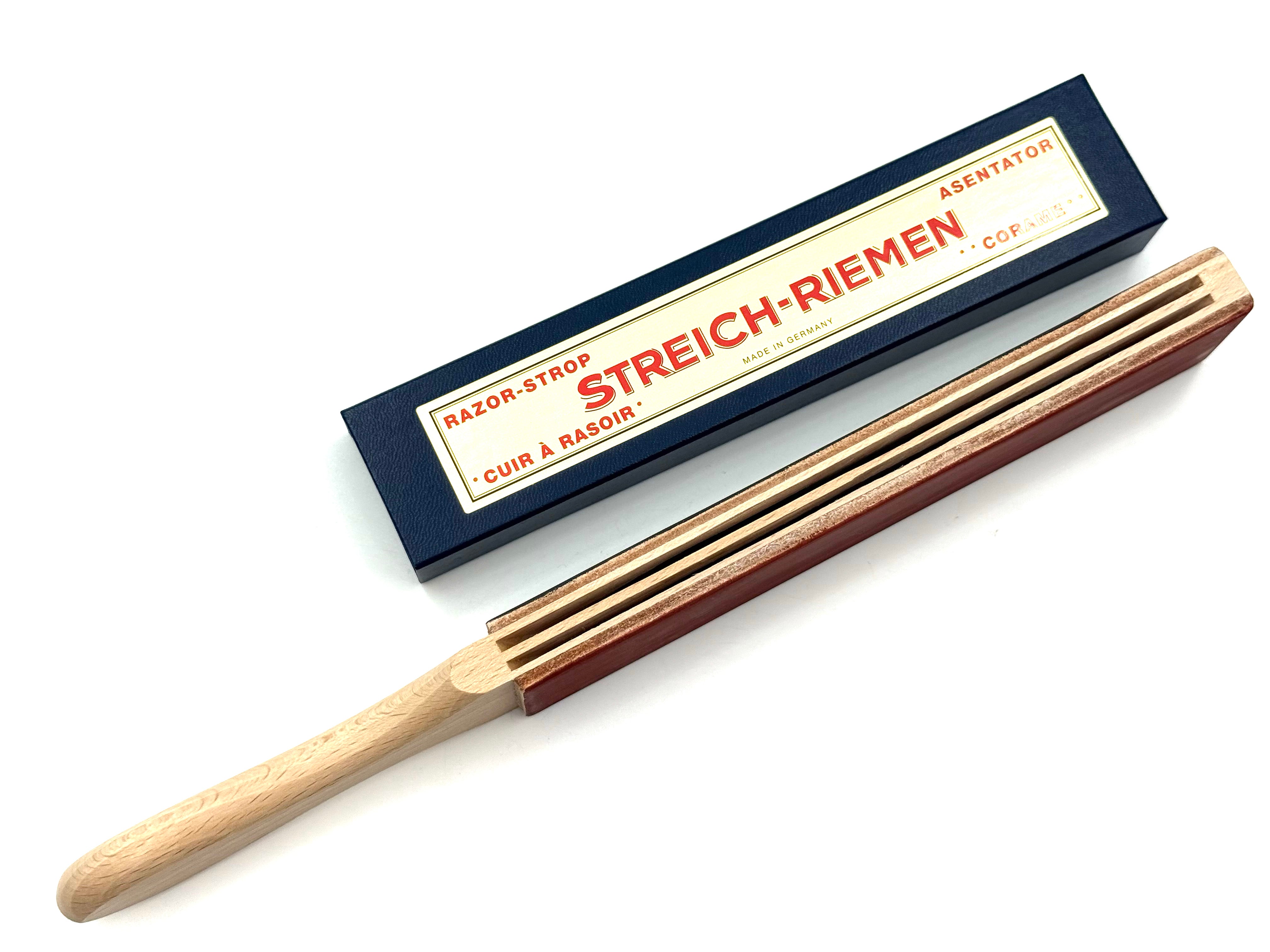 Herold Double Sided Leather Pasted Paddle Strop