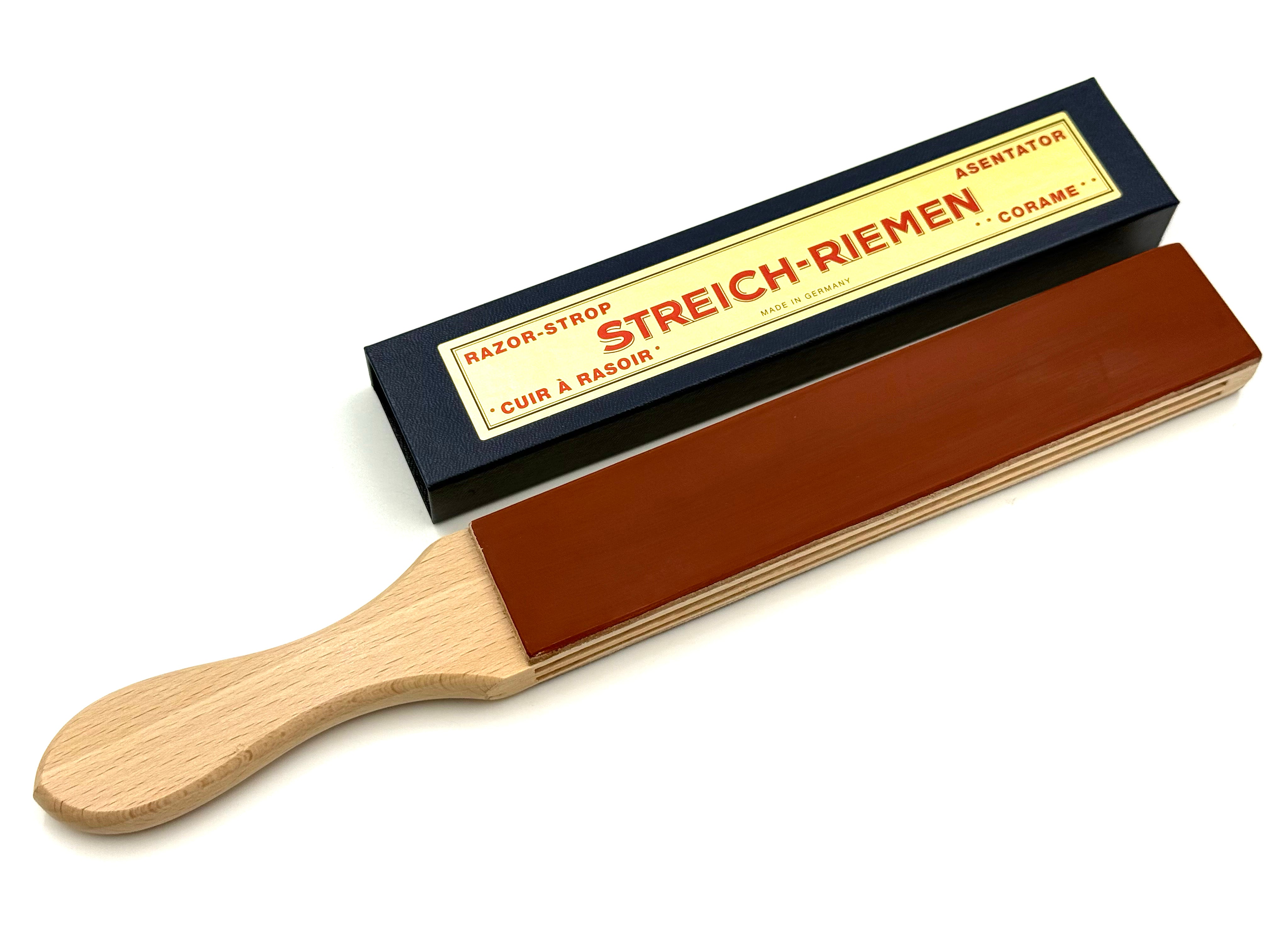 Herold Double Sided Leather Pasted Paddle Strop