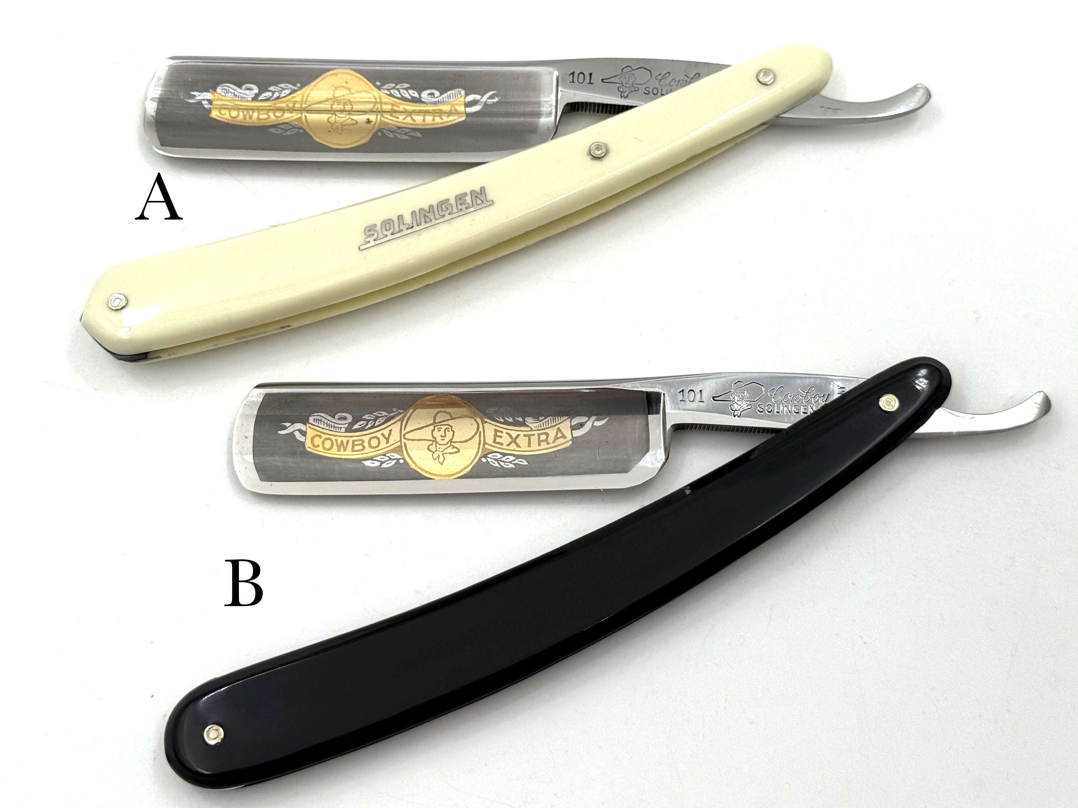 Ernst Linghorst Rare Cowboy Extra - New Full Hollow 6/8 Straight Razors - CHOOSE YOUR RAZOR
