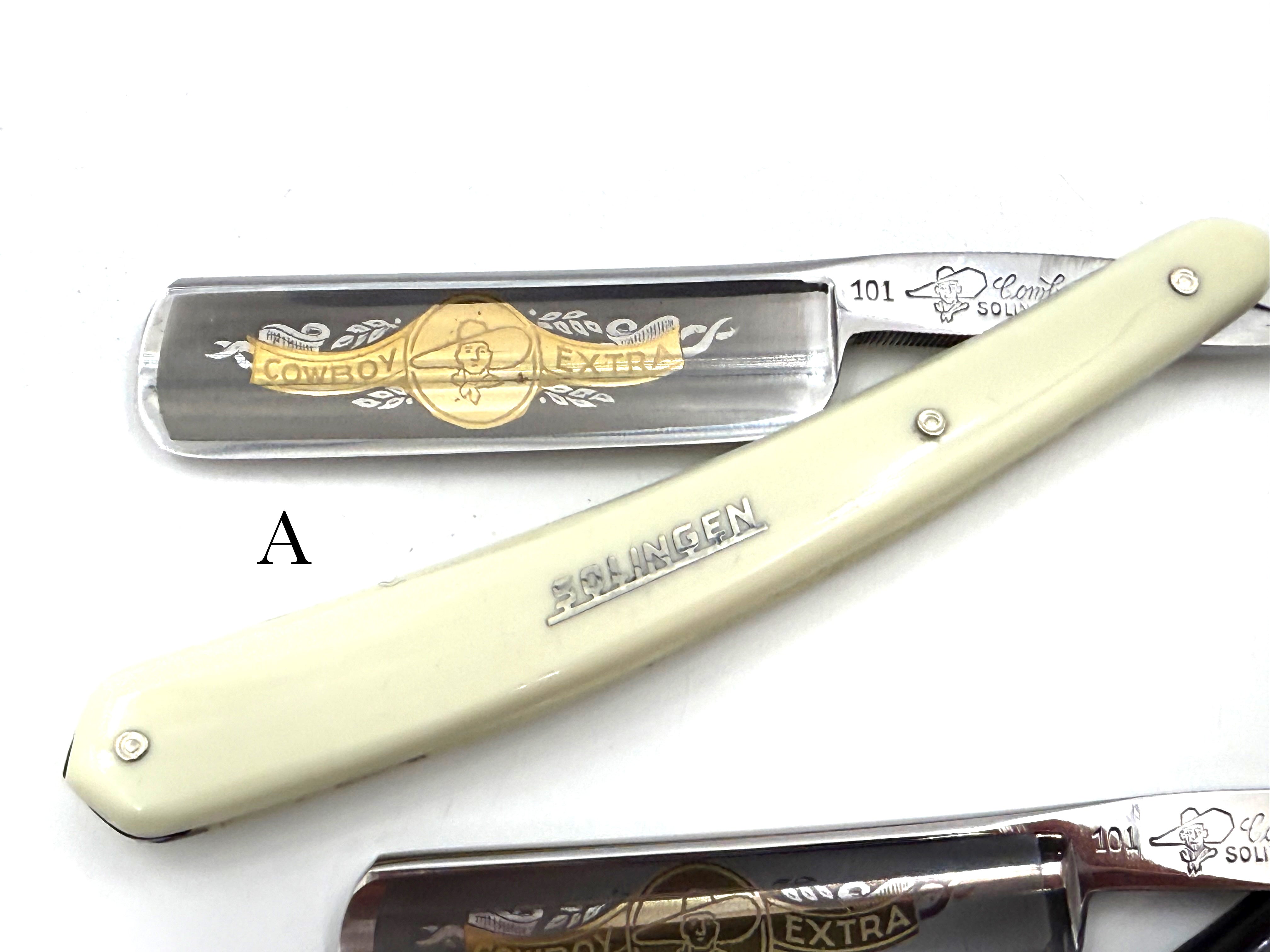 Ernst Linghorst Rare Cowboy Extra - New Full Hollow 6/8 Straight Razors - CHOOSE YOUR RAZOR