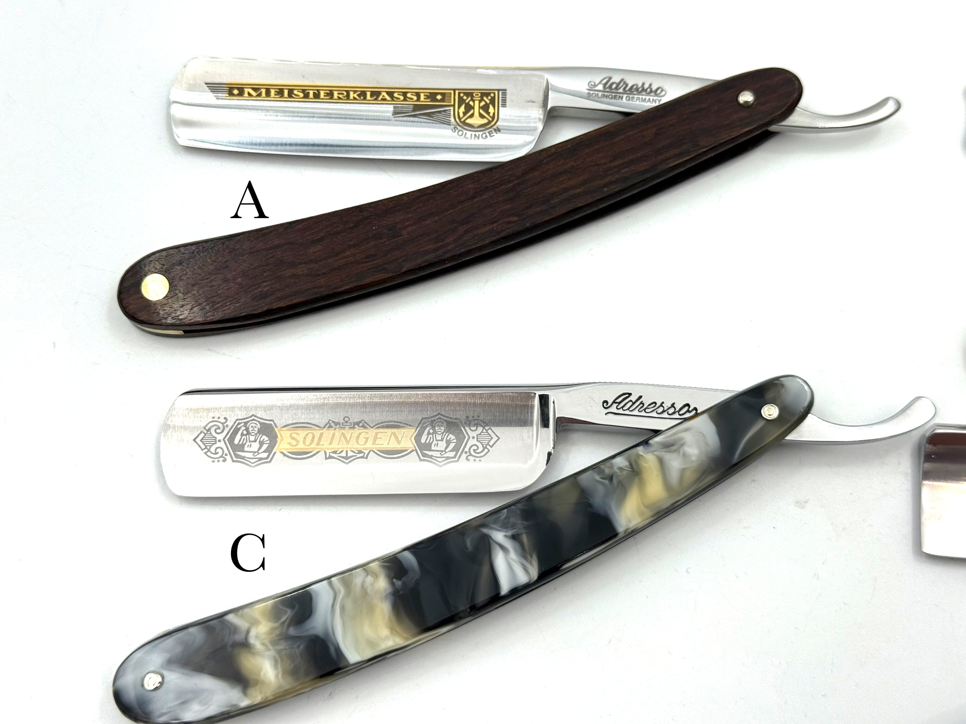 Werner Breidenbach - New 6/8-8/8 Solingen Straight Razors - CHOOSE YOUR RAZOR