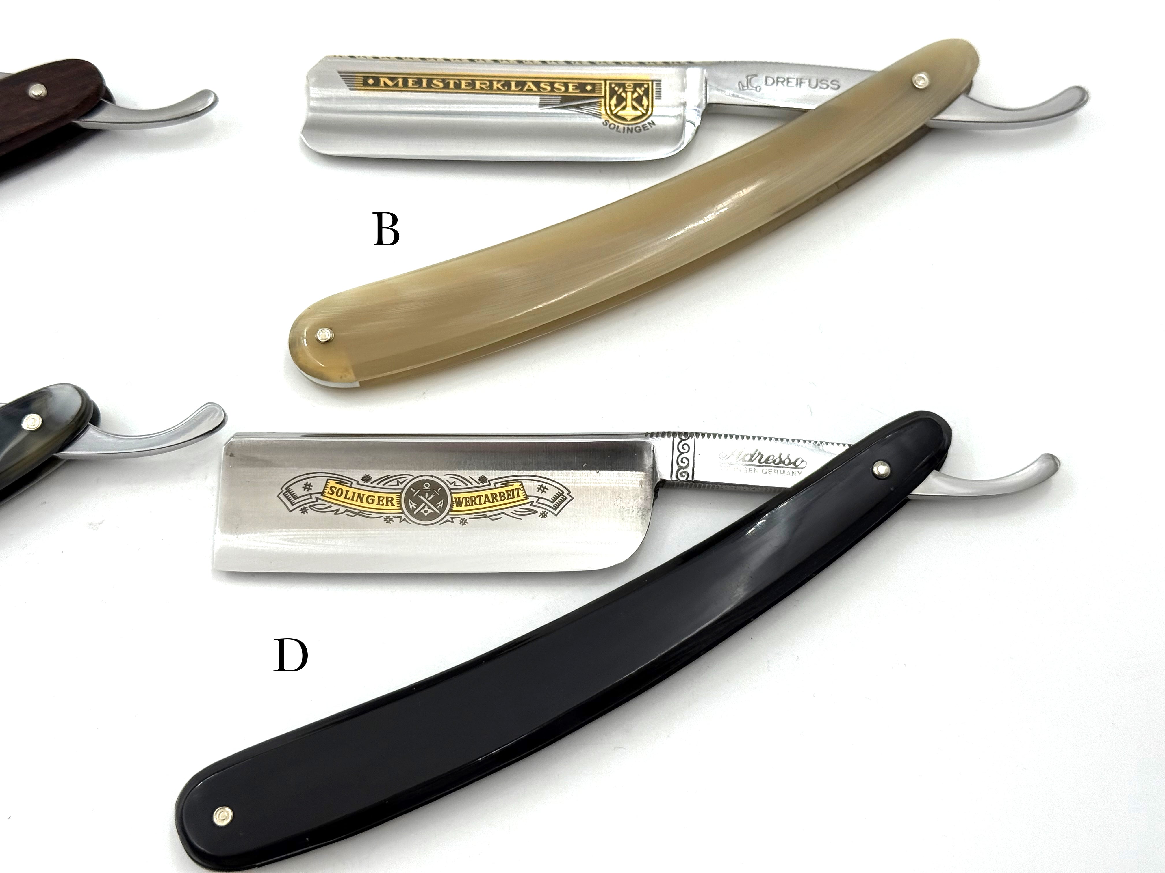 Werner Breidenbach - New 6/8-8/8 Solingen Straight Razors - CHOOSE YOUR RAZOR