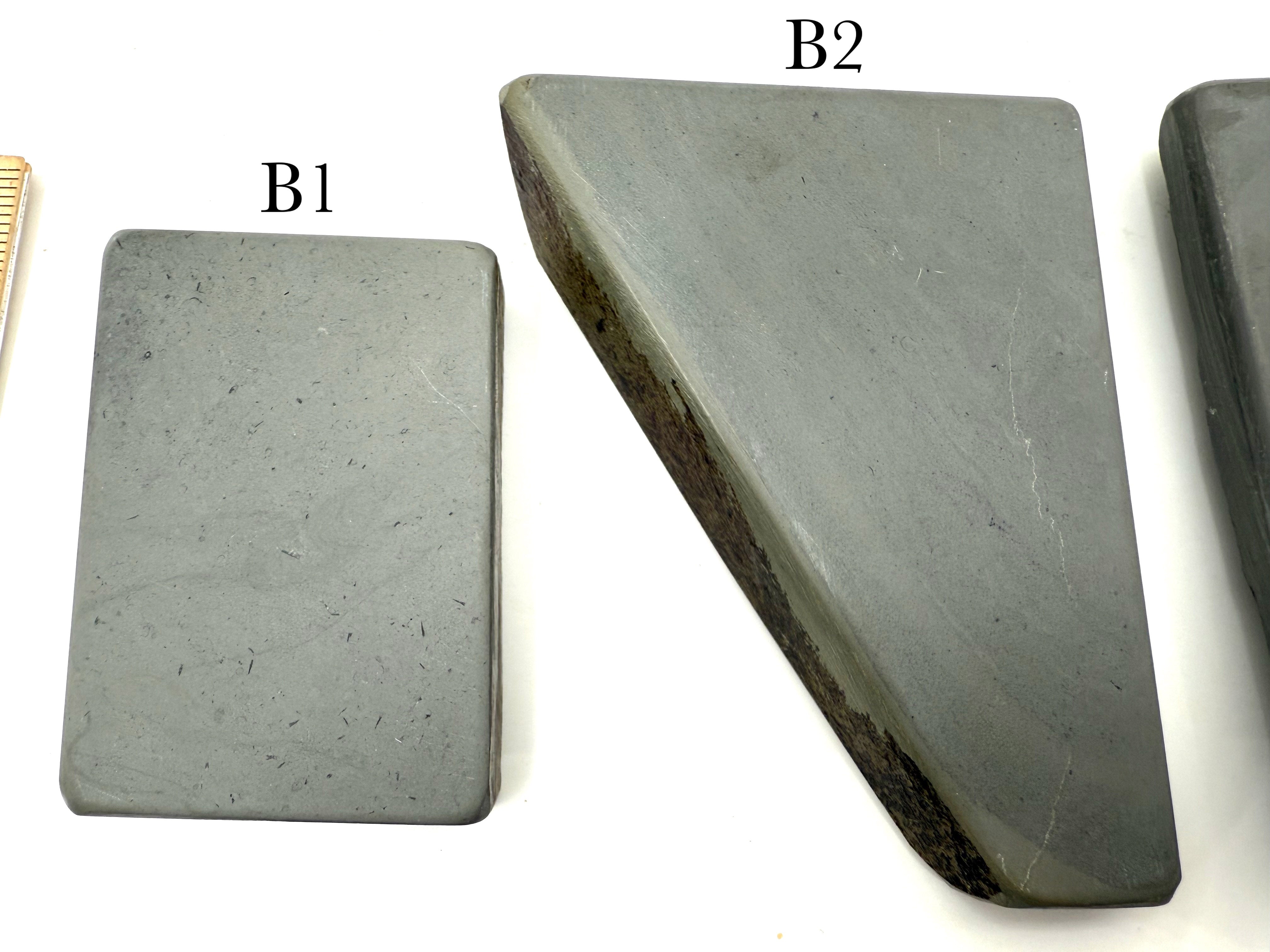 Thuringian Blue & Black German Water Razor Hones - Like Escher - CHOOSE YOUR STONE