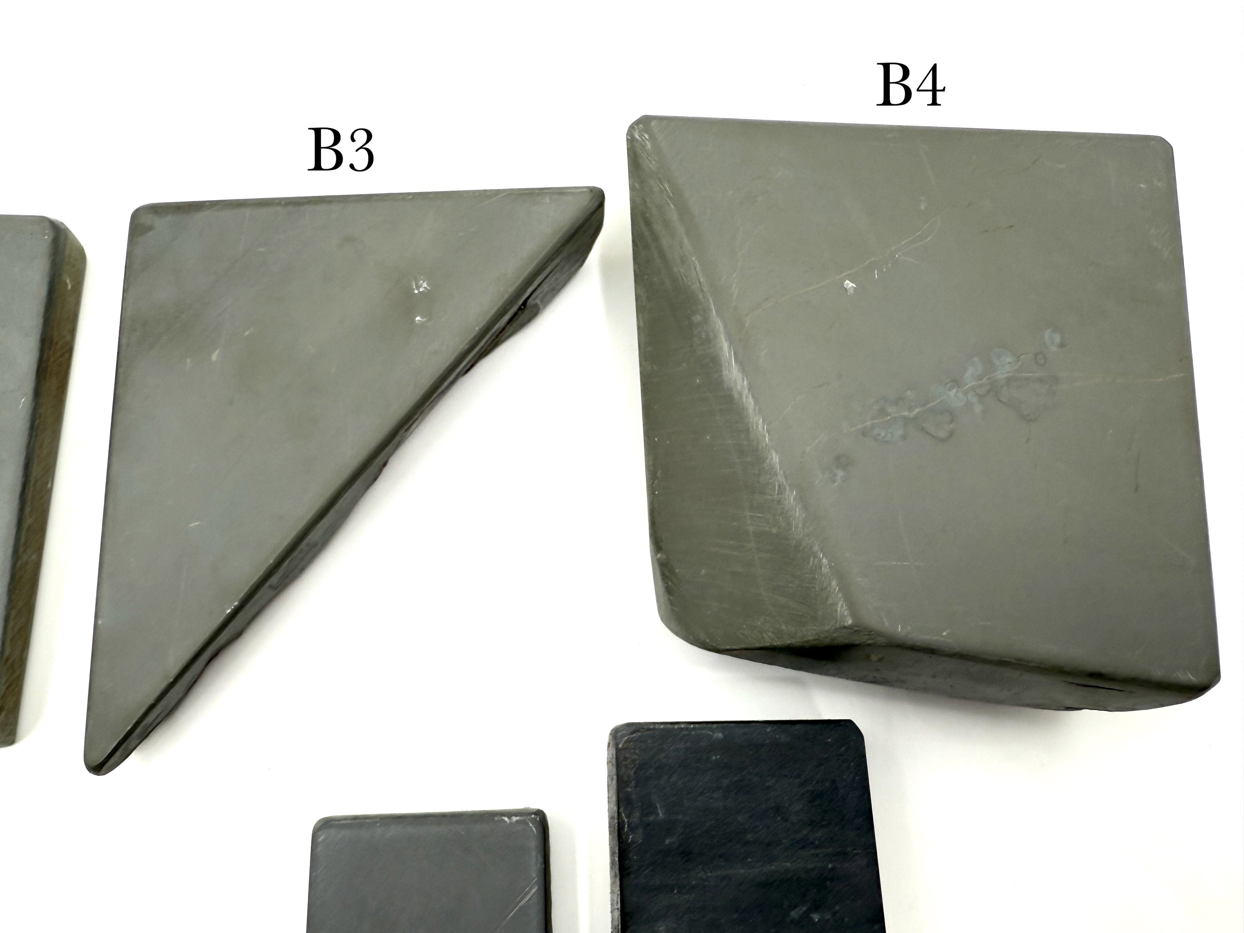 Thuringian Blue & Black German Water Razor Hones - Like Escher - CHOOSE YOUR STONE