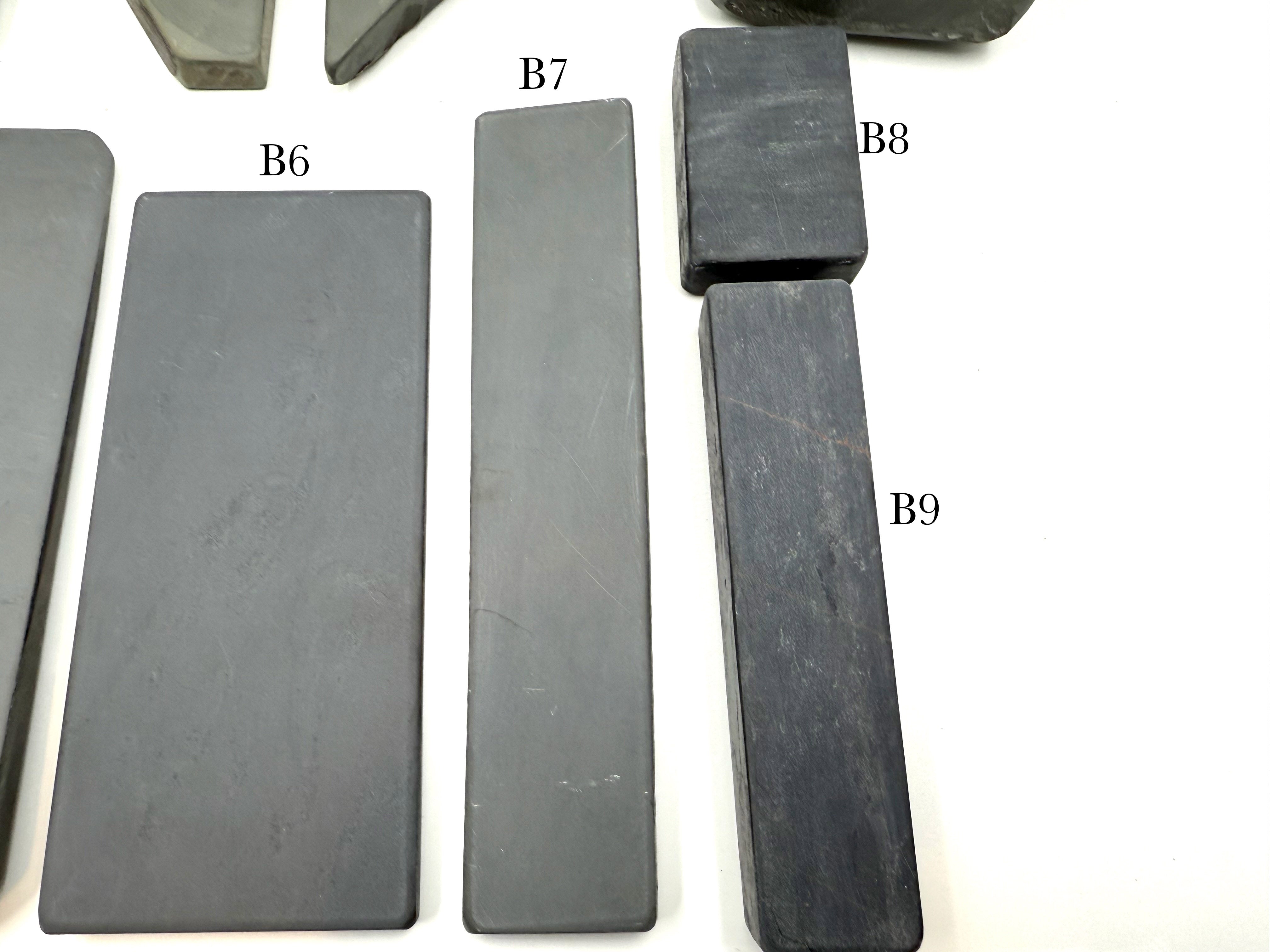 Thuringian Blue & Black German Water Razor Hones - Like Escher - CHOOSE YOUR STONE