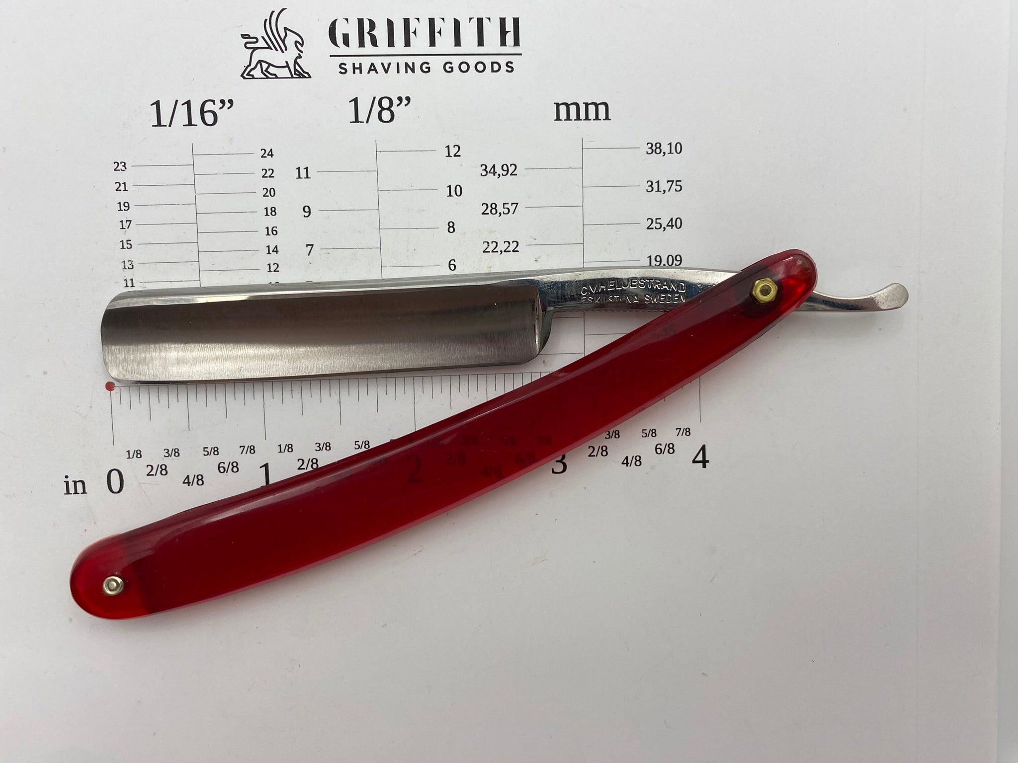 Vintage Heljestrand No. 7 Swedish Razor for Restoration